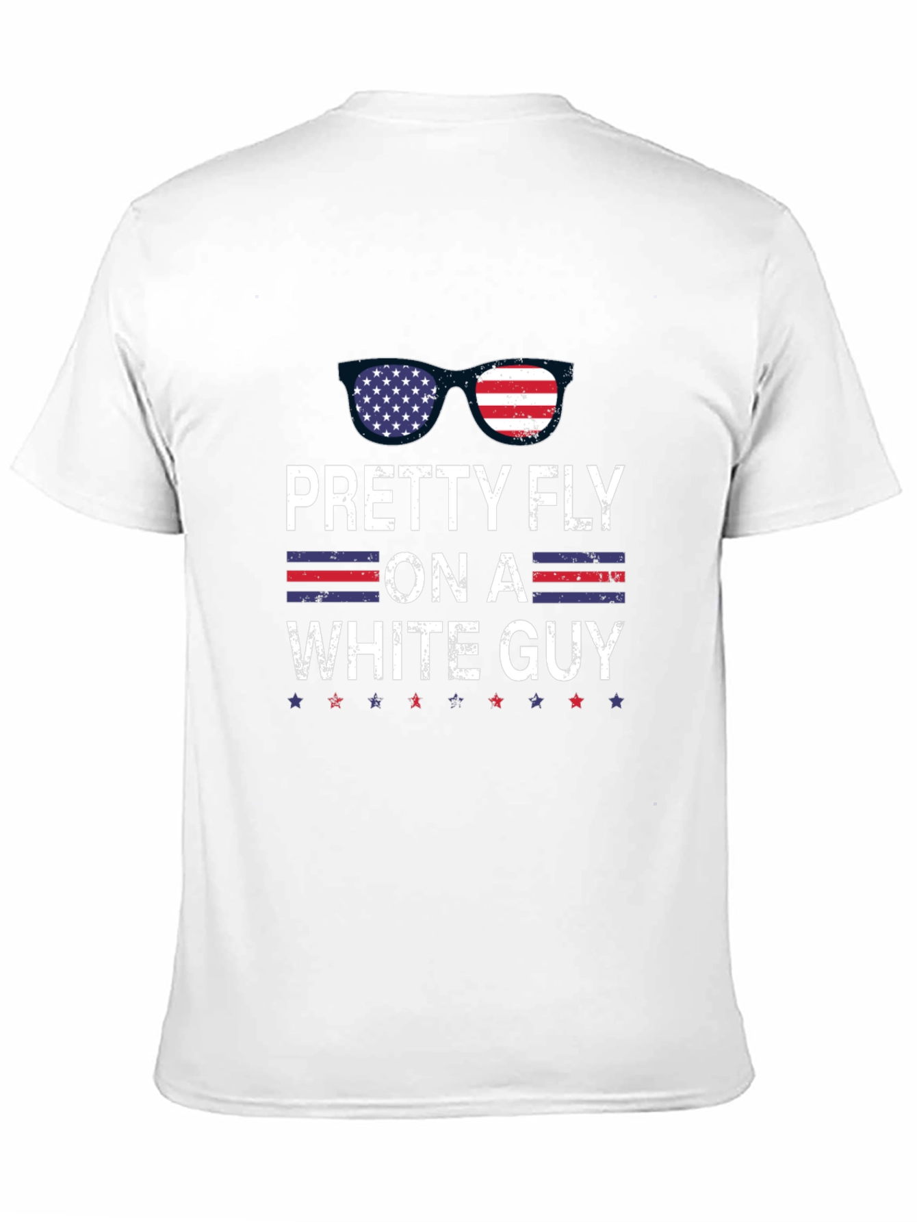 Black Pretty Fly On A White Guy Patriotic T-Shirt view 11