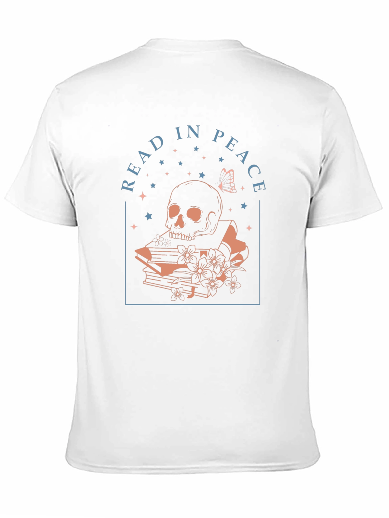 Black Read in Peace Graphic Tee - Skull & Books view 11
