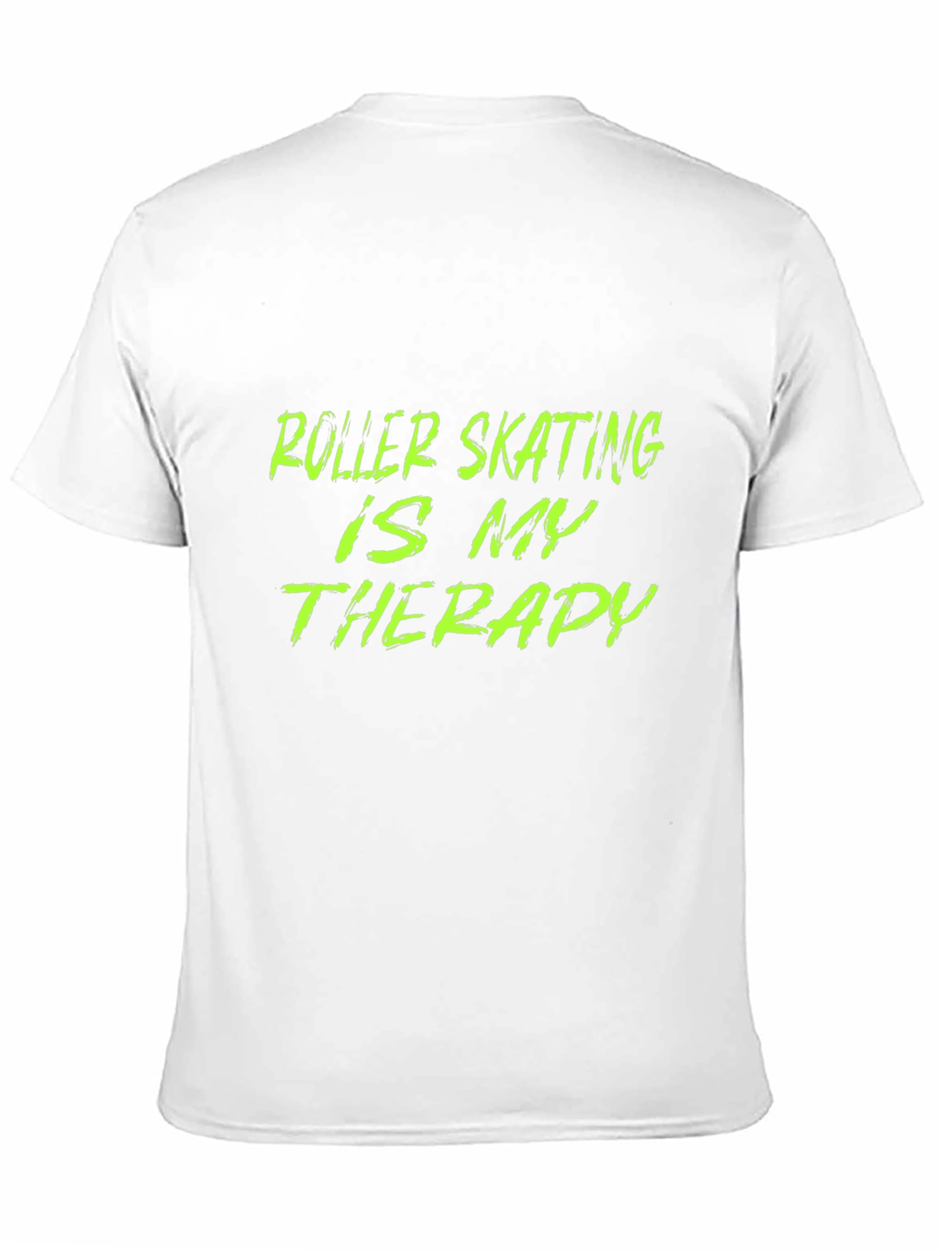 Black Roller Skating Therapy T-Shirt - Black Graphic Tee view 11