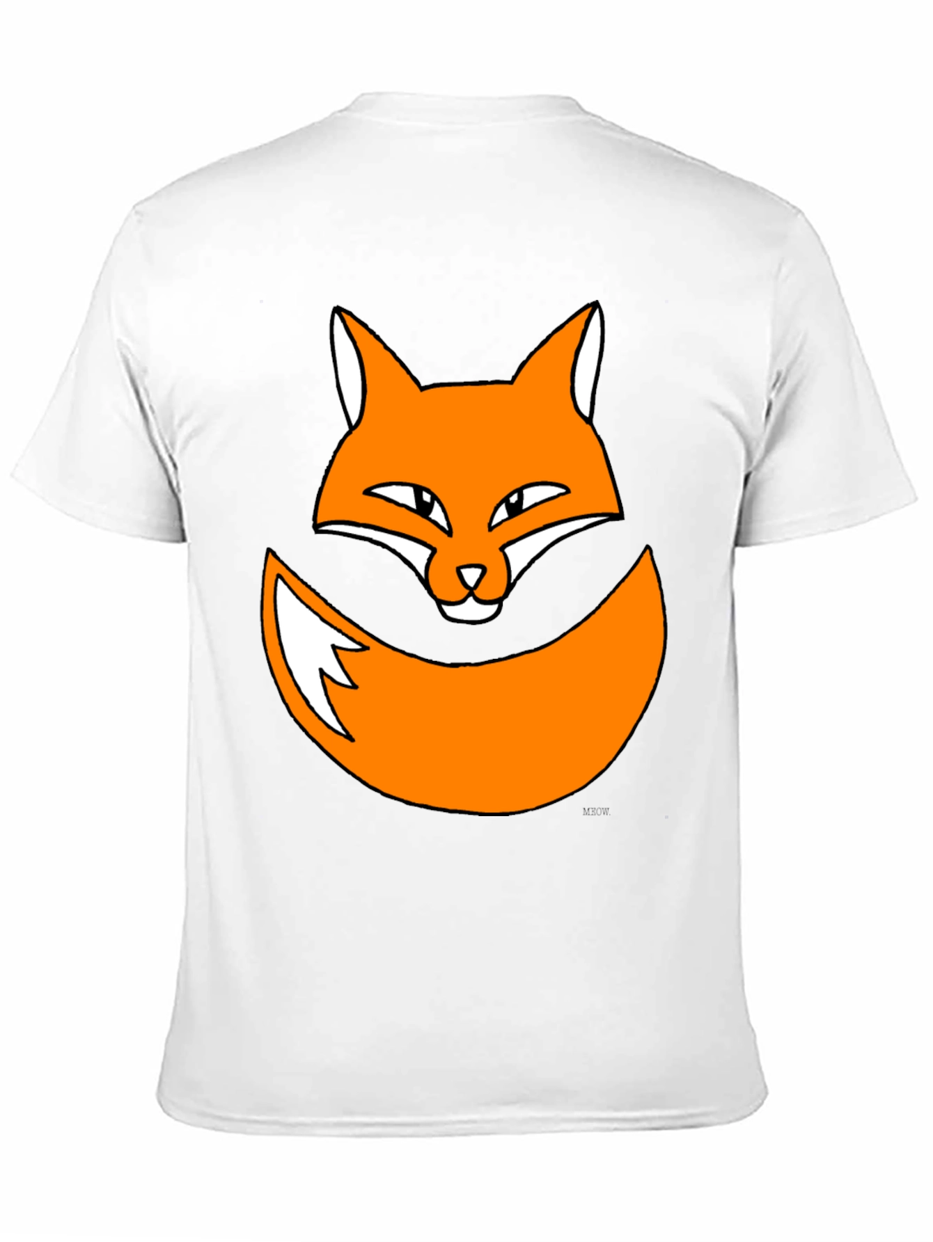 Black Fox Graphic Print T-Shirt - Trendy & Fun view 11