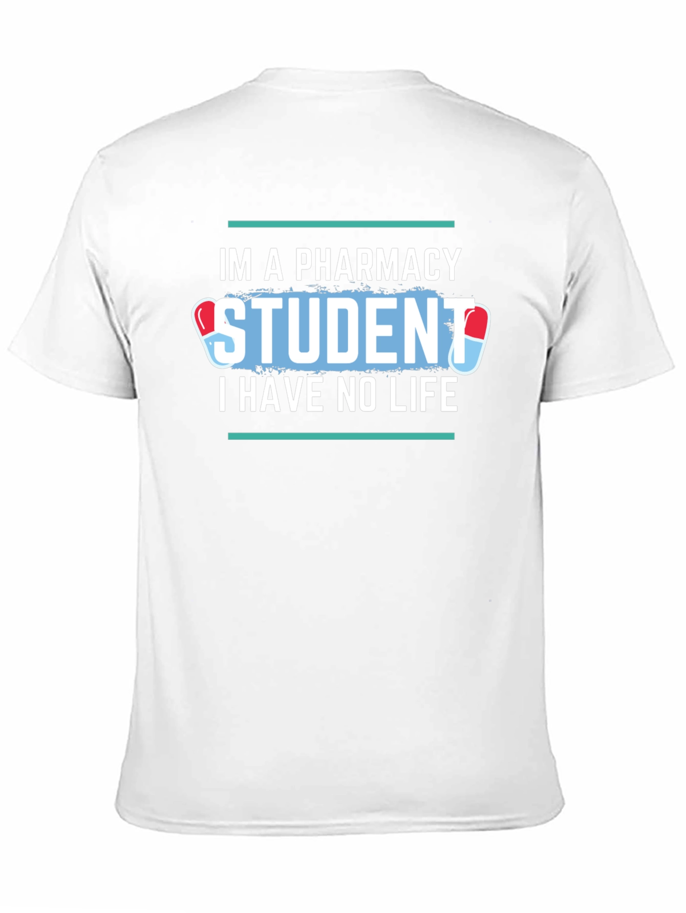 Black Pharmacy Student Life Funny T-Shirt view 11