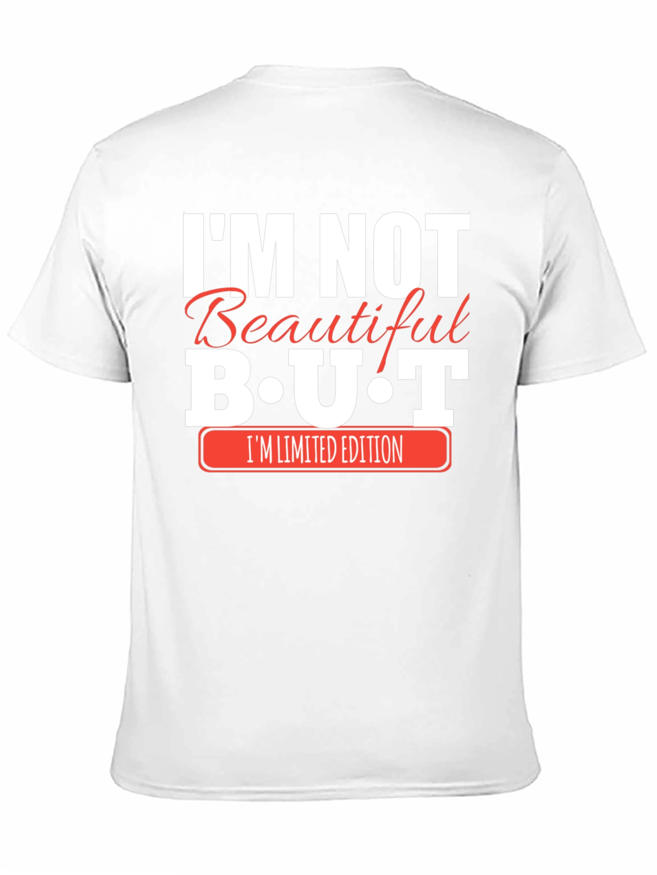 Black I'm Not Beautiful BUT I'm Limited Edition Black T-Shirt view 11