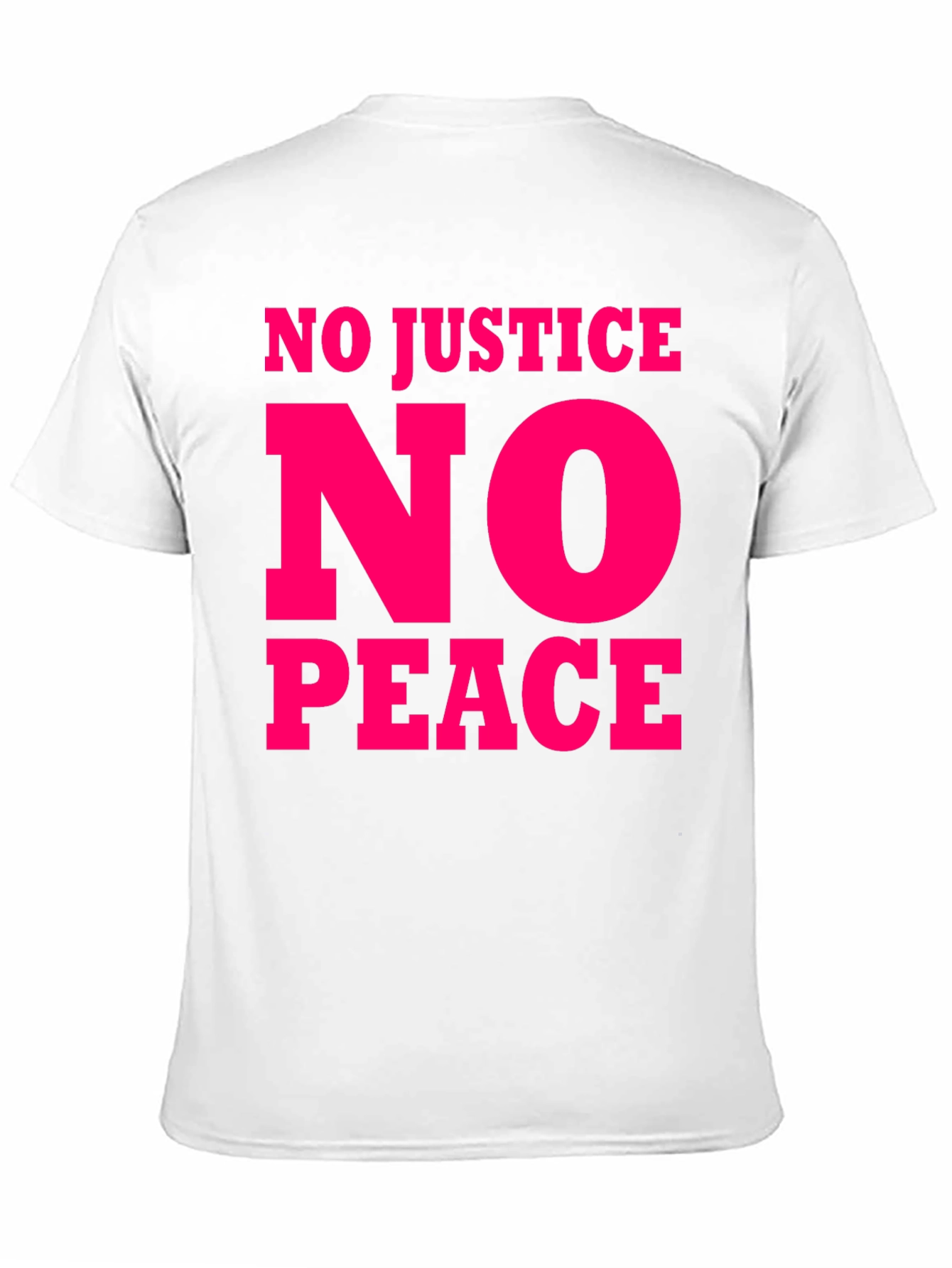Black No Justice No Peace Graphic Tee view 11
