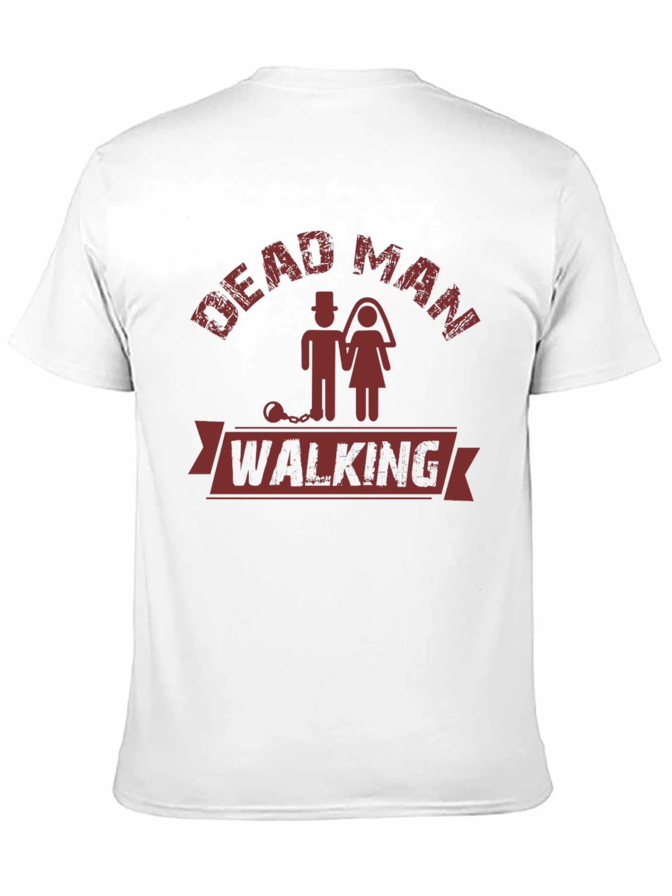 Black Dead Man Walking Graphic T-Shirt view 11