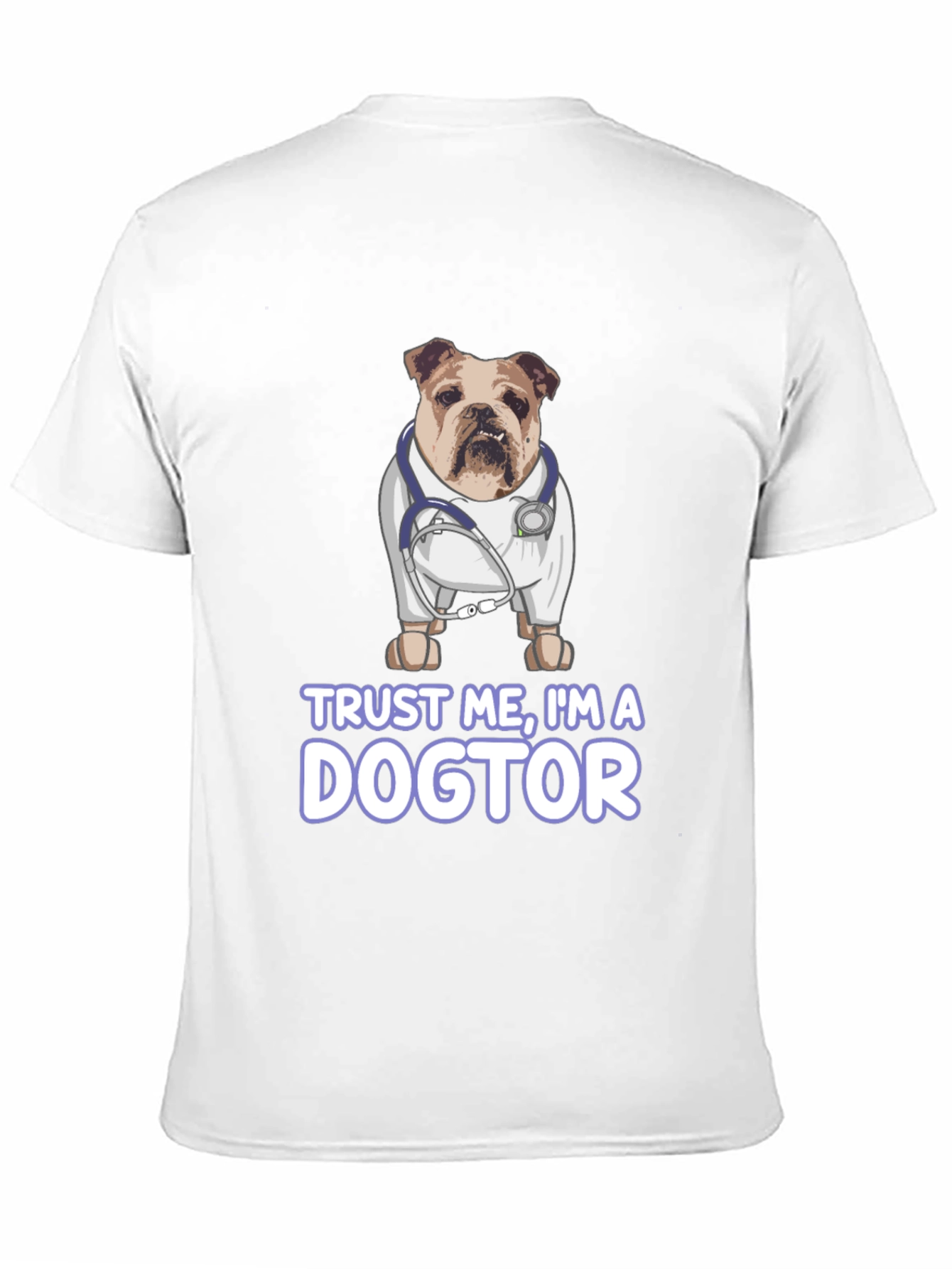 Black Dogtor T-Shirt - Bulldog Doctor Tee view 11