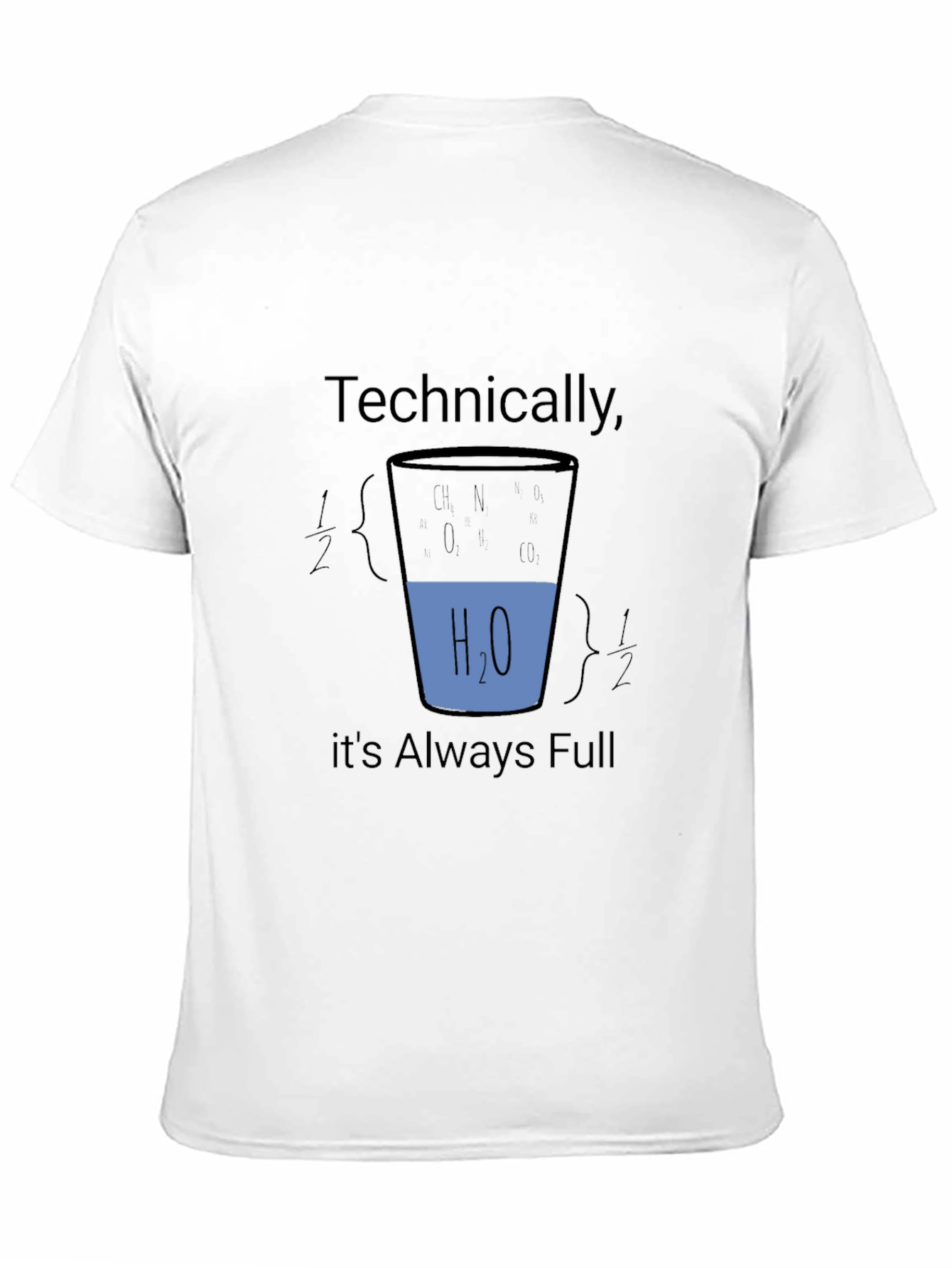 Black Technically Always Full Science T-Shirt view 11
