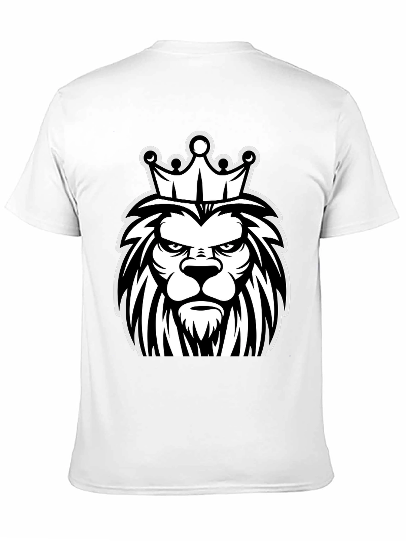 Black Lion King Graphic T-Shirt - Black view 11
