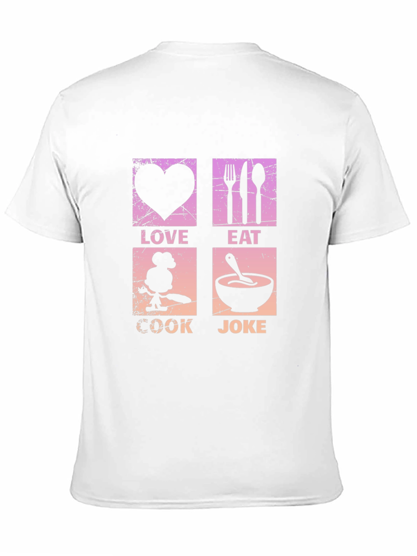 Black Love Eat Cook Joke T-Shirt view 11
