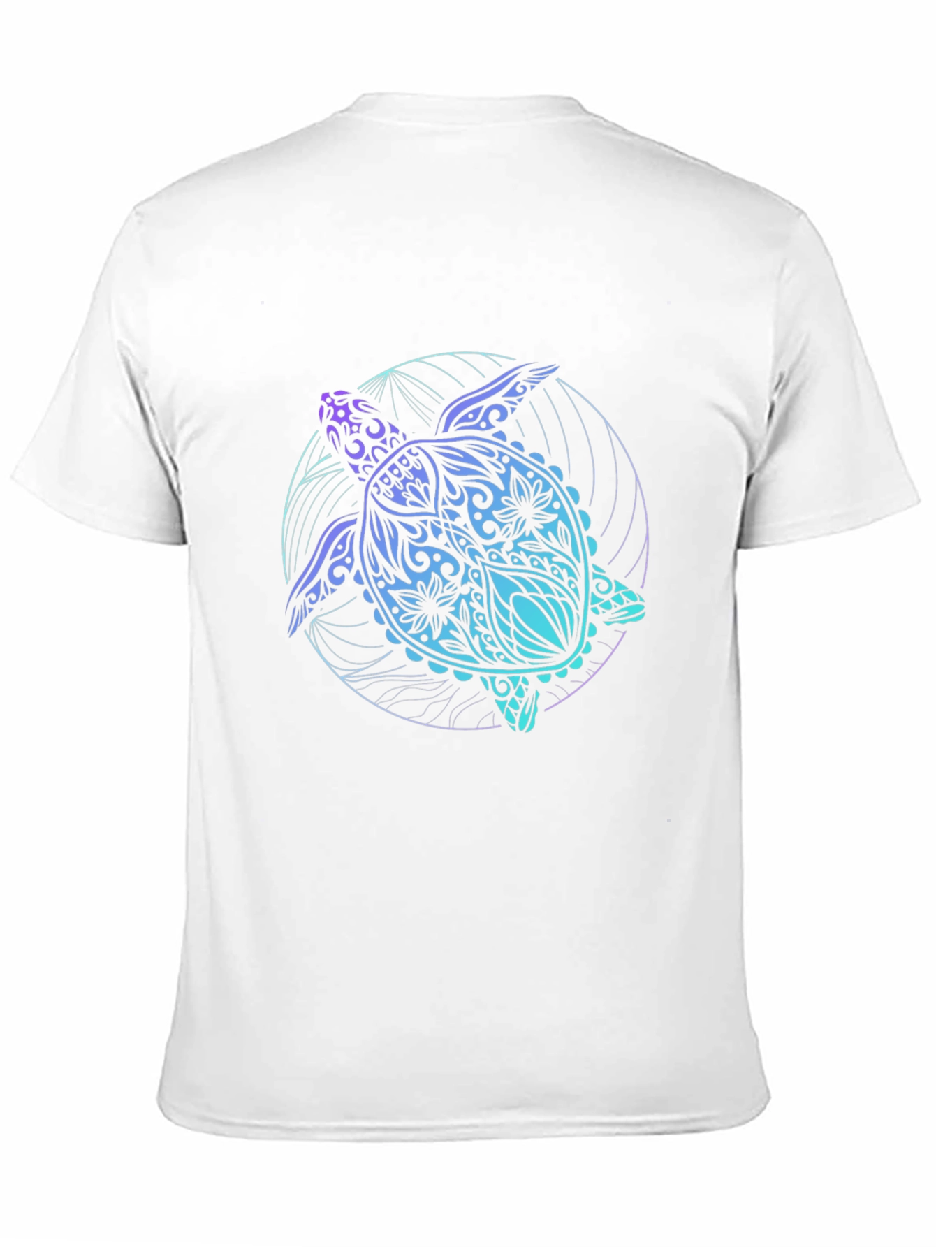 Black Black Turtle Graphic Tee - Artistic Sea Life Shirt view 11