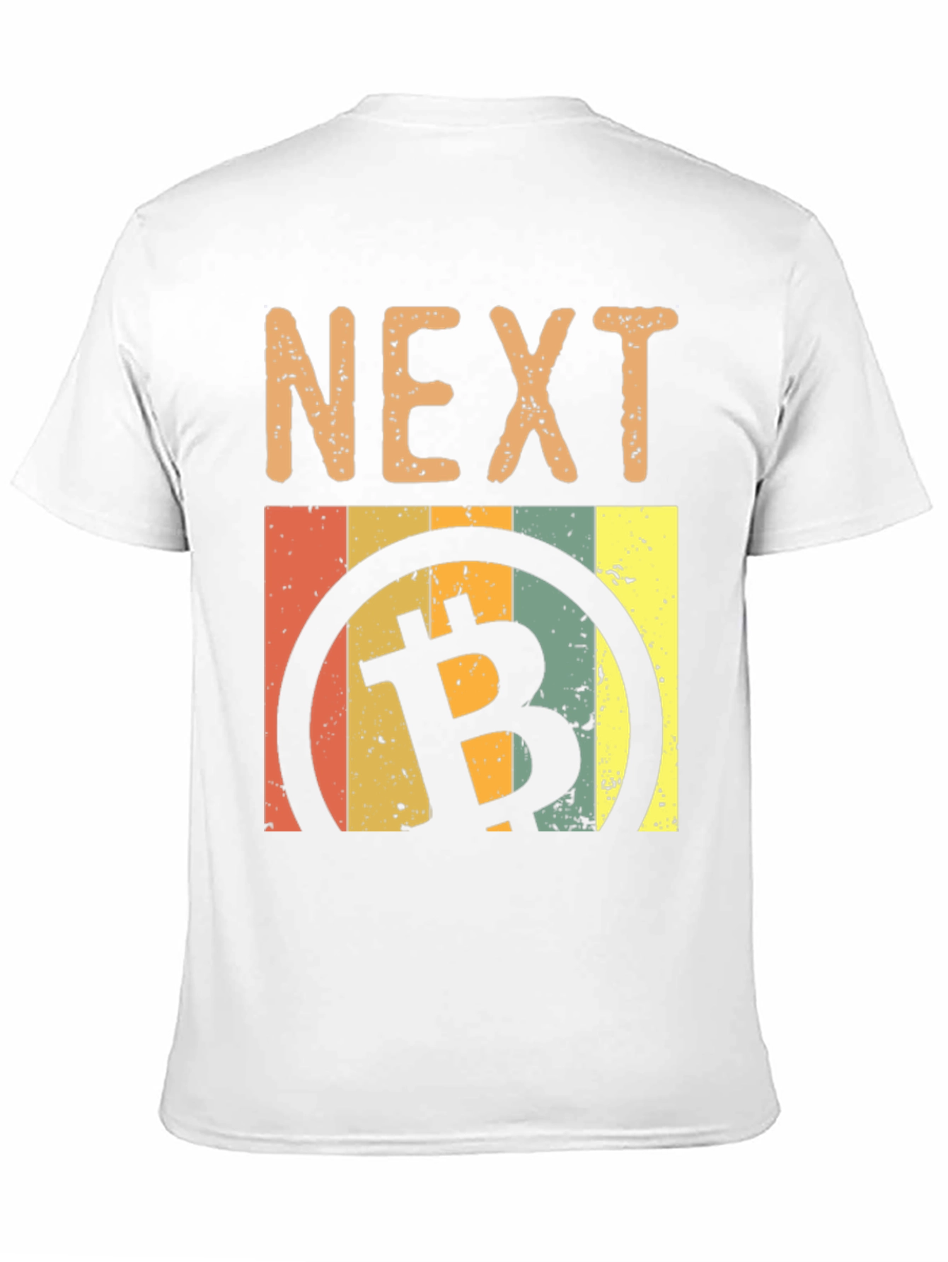 Black Next Bitcoin Retro Style Graphic Tee view 11