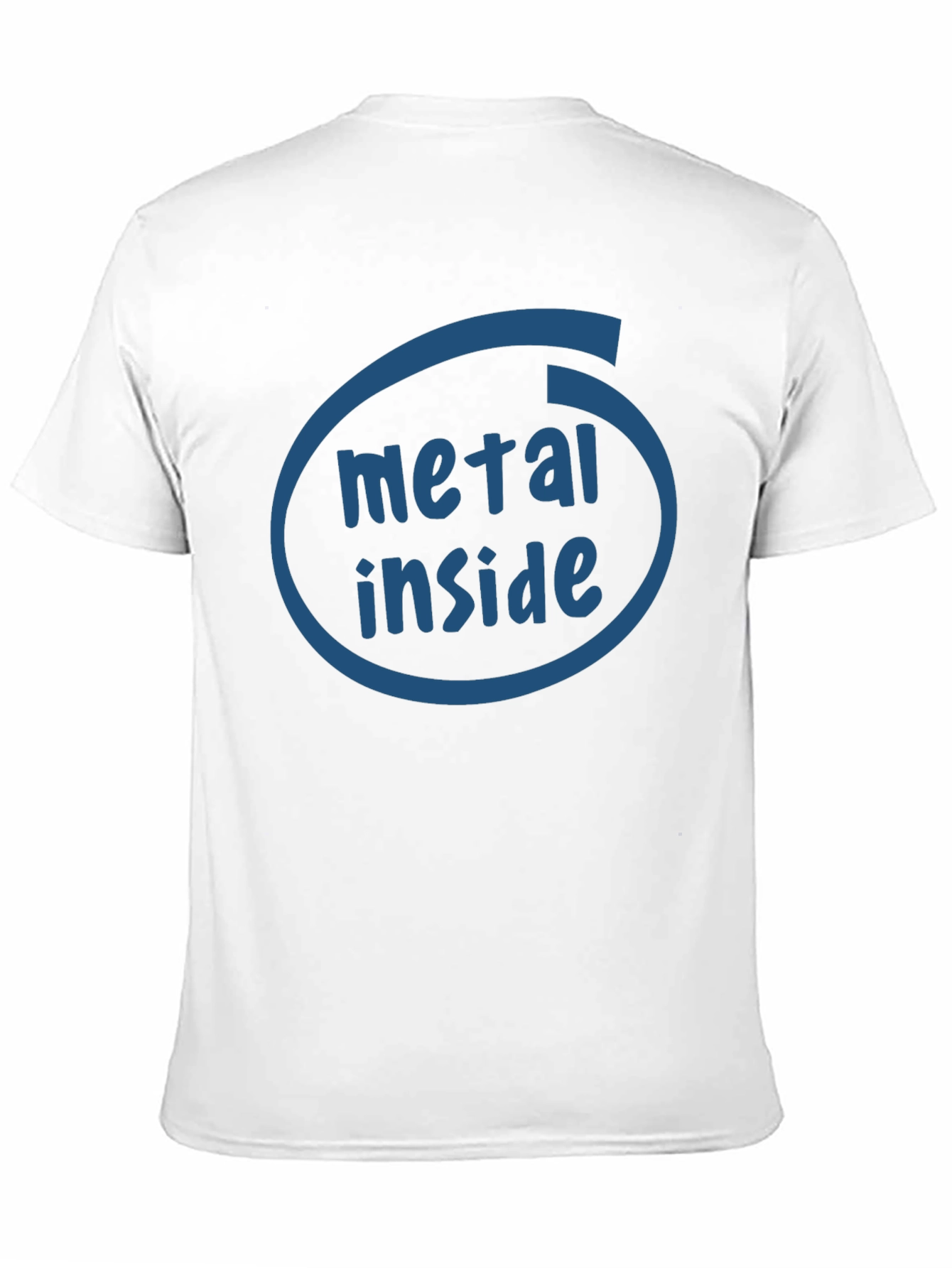 Black Metal Inside Funny Graphic T-Shirt view 11