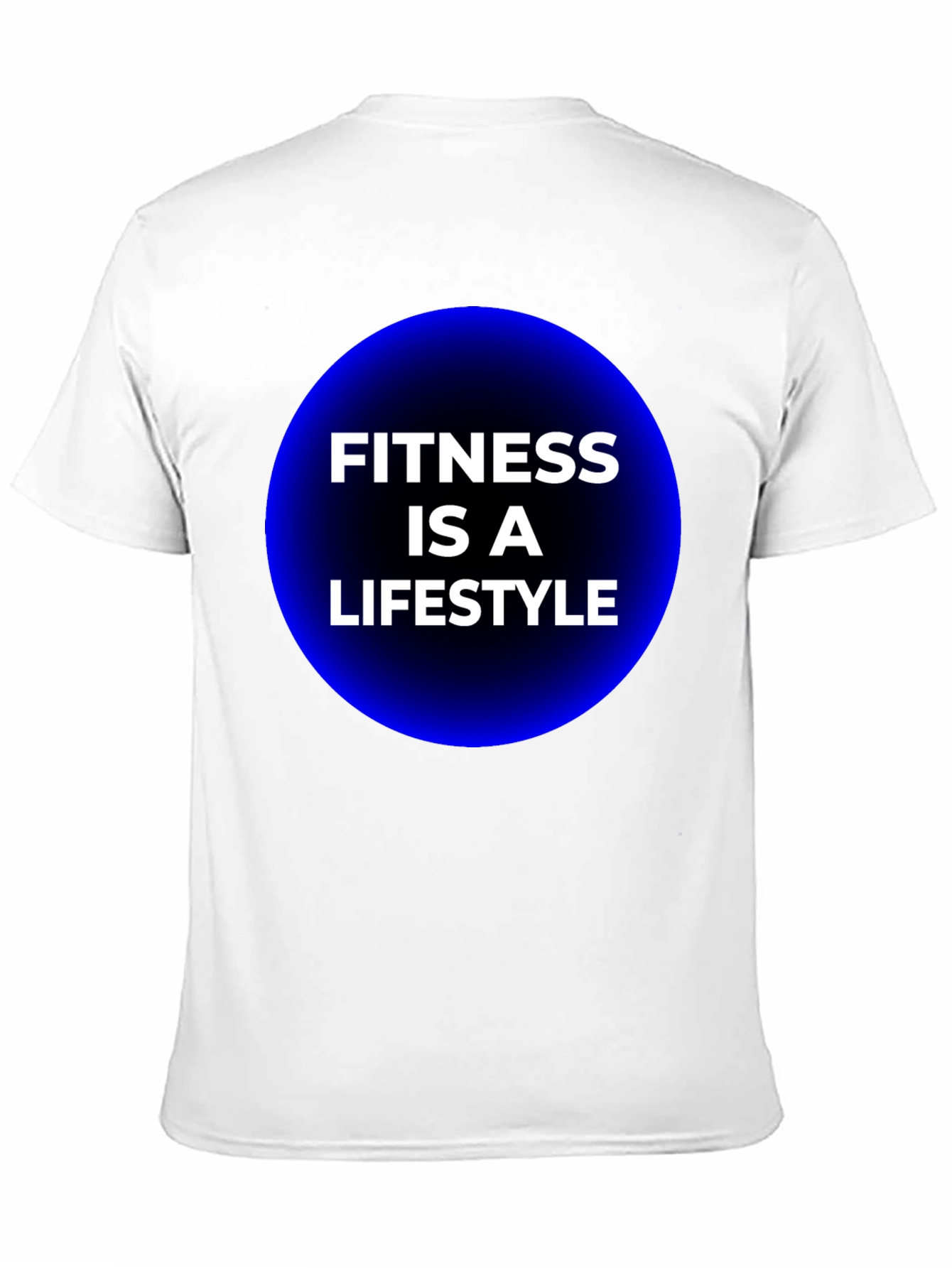 Black Fitness is a Lifestyle Black Graphic Tee view 11