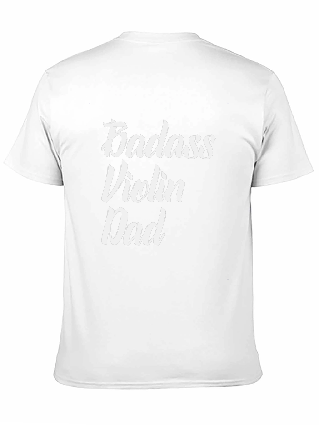 Black Badass Violin Dad Graphic Tee - Black T-Shirt view 11