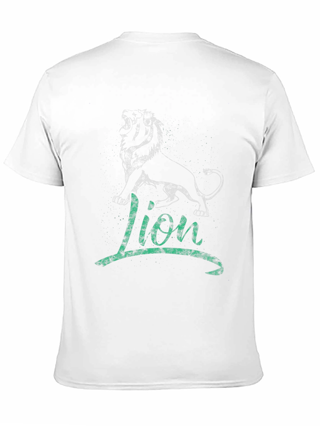 Black Lion Graphic Tee - Men's Black T-Shirt view 11