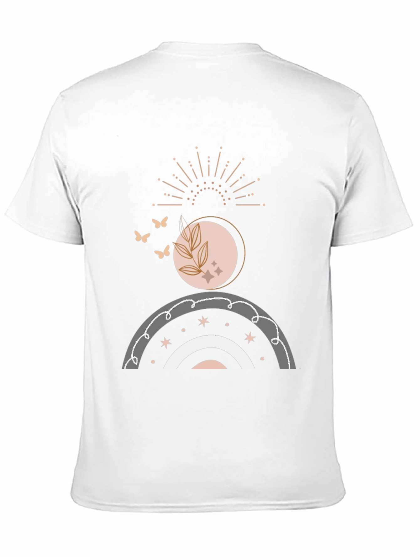 Black Boho Graphic Print T-Shirt - Stylish Comfort view 11