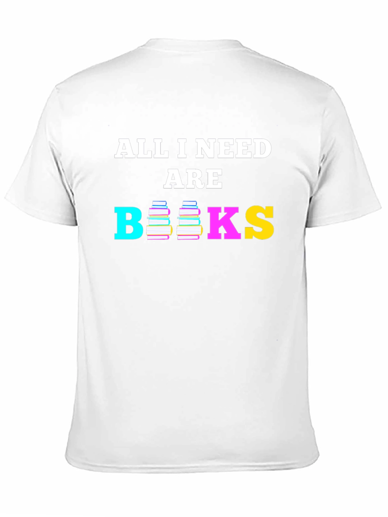 Black All I Need are Books T-Shirt view 11