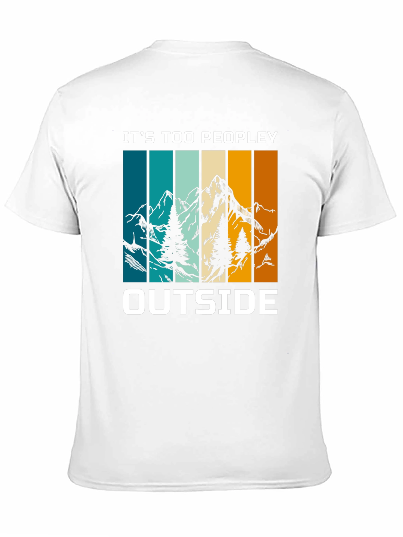 Black It's Too Peopley Outside Graphic Tee view 11