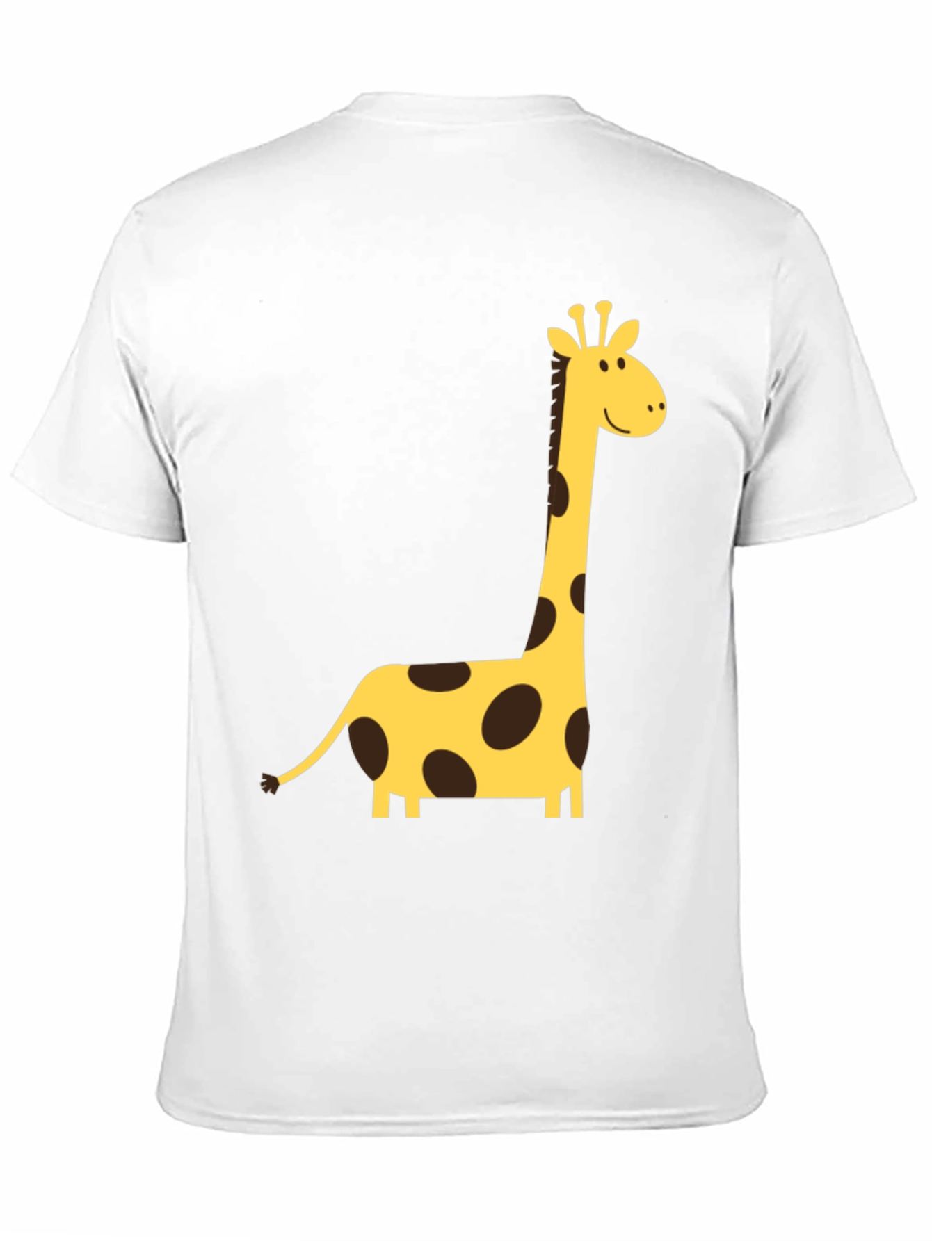 Black Giraffe Graphic Tee - Black Crew Neck T-Shirt view 11