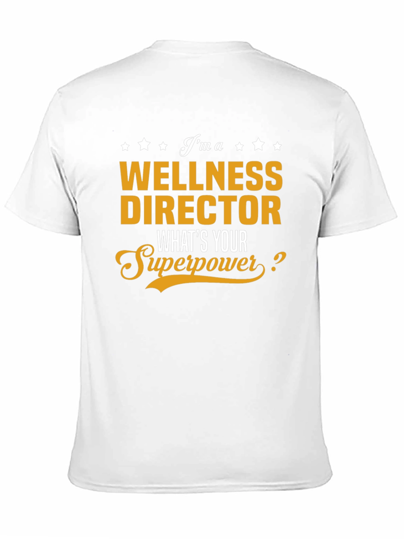 Black Wellness Director Superpower T-Shirt view 11
