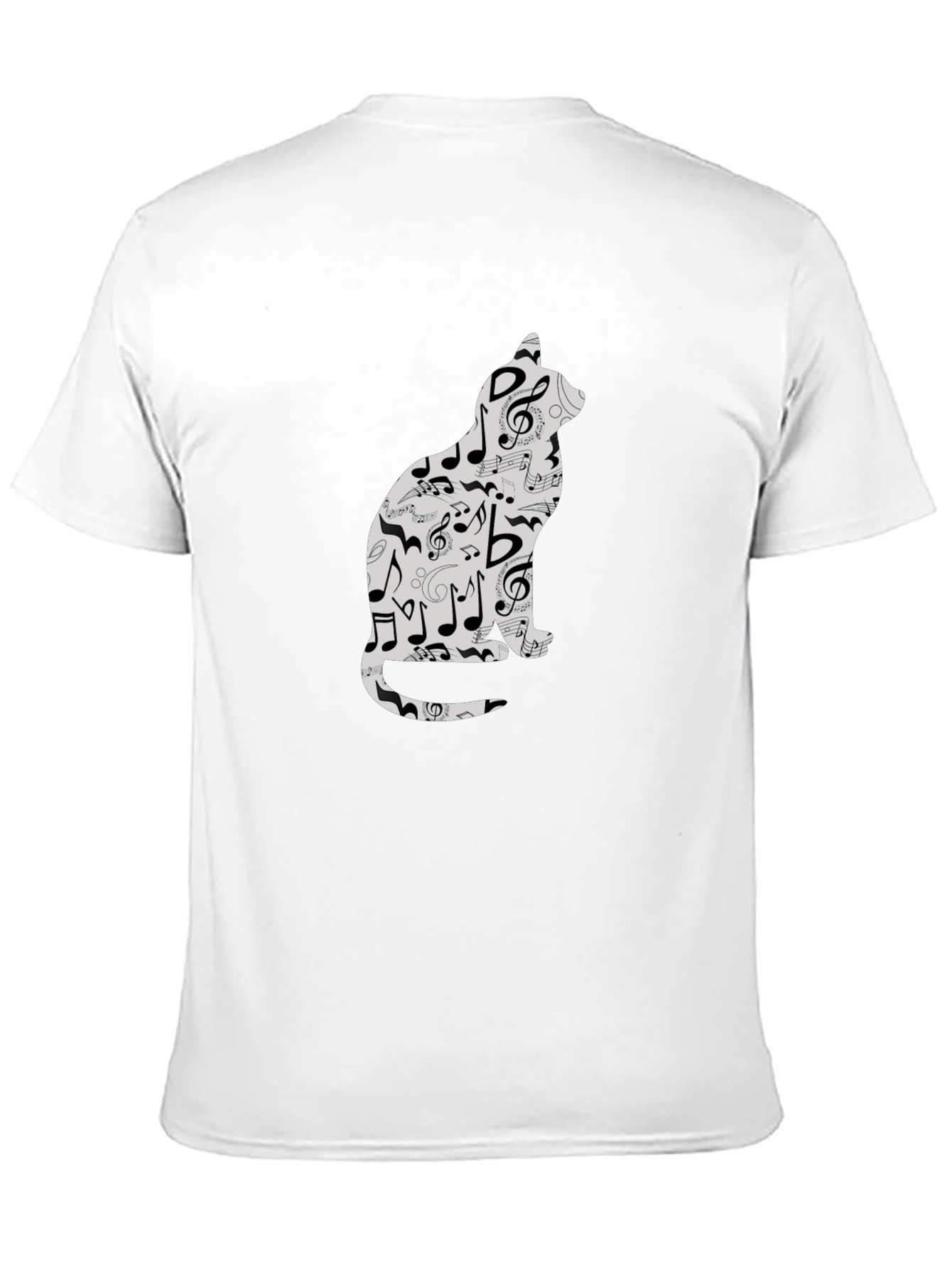 Black Music Cat T-Shirt - Stylish & Unique Design view 11