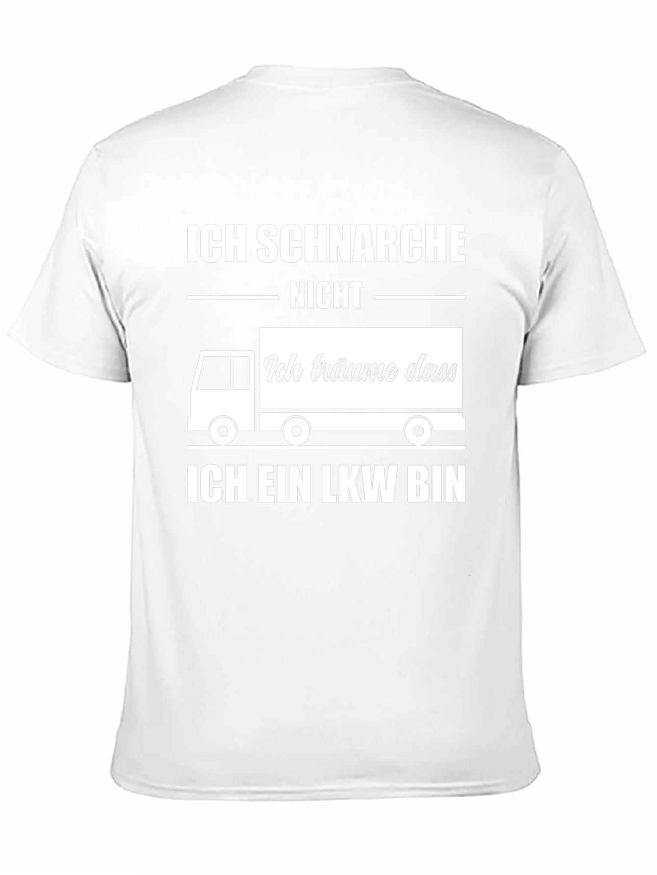 Black Funny Trucker Snoring T-Shirt - Ich Schnarche Nicht LKW view 11