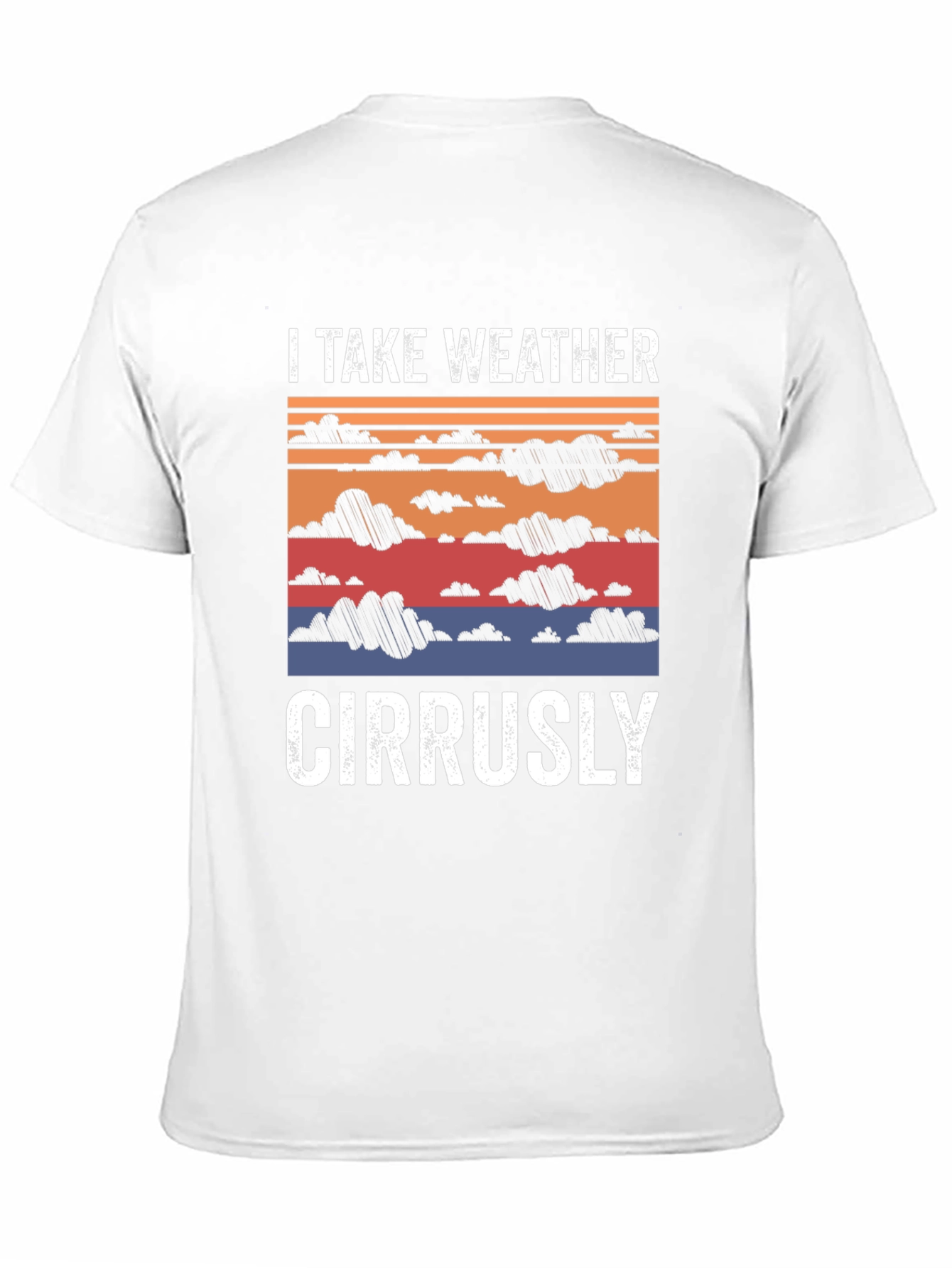 Black Weather Pun T-Shirt - Cirrusly Funny Tee view 11