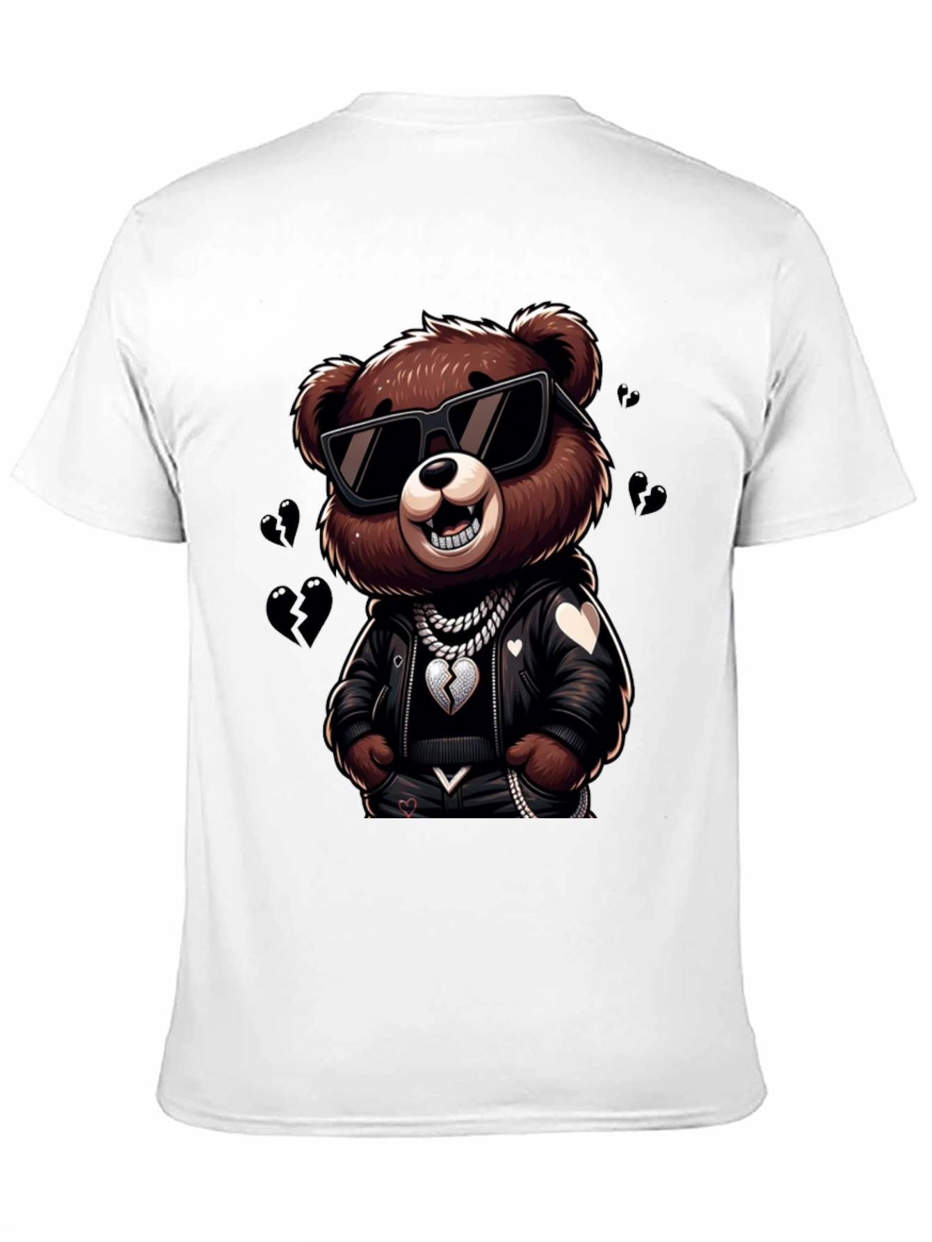 Black Cool Bear Graphic Tee - Stylish & Unique Design view 11