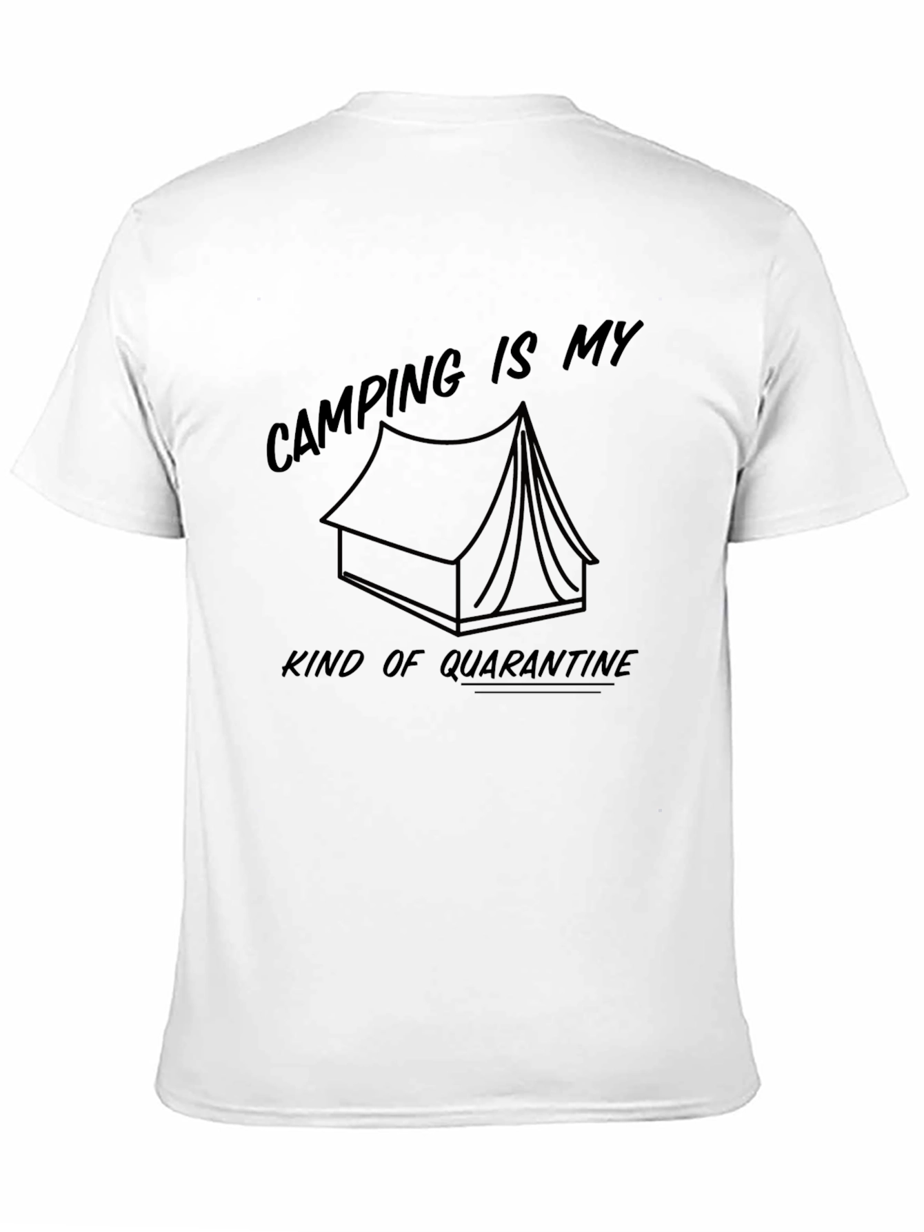 Black Camping is My Kind of Quarantine T-Shirt view 11