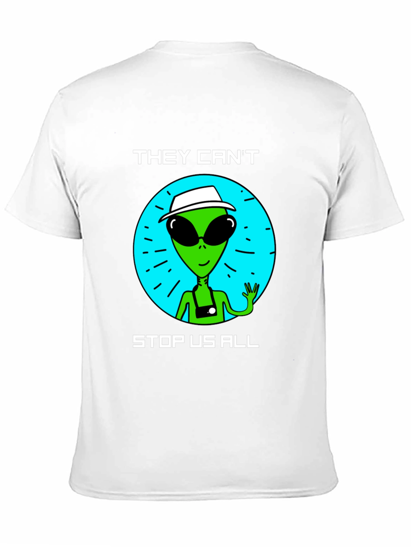 Black Alien Graphic T-Shirt - They Can't Stop Us All view 11