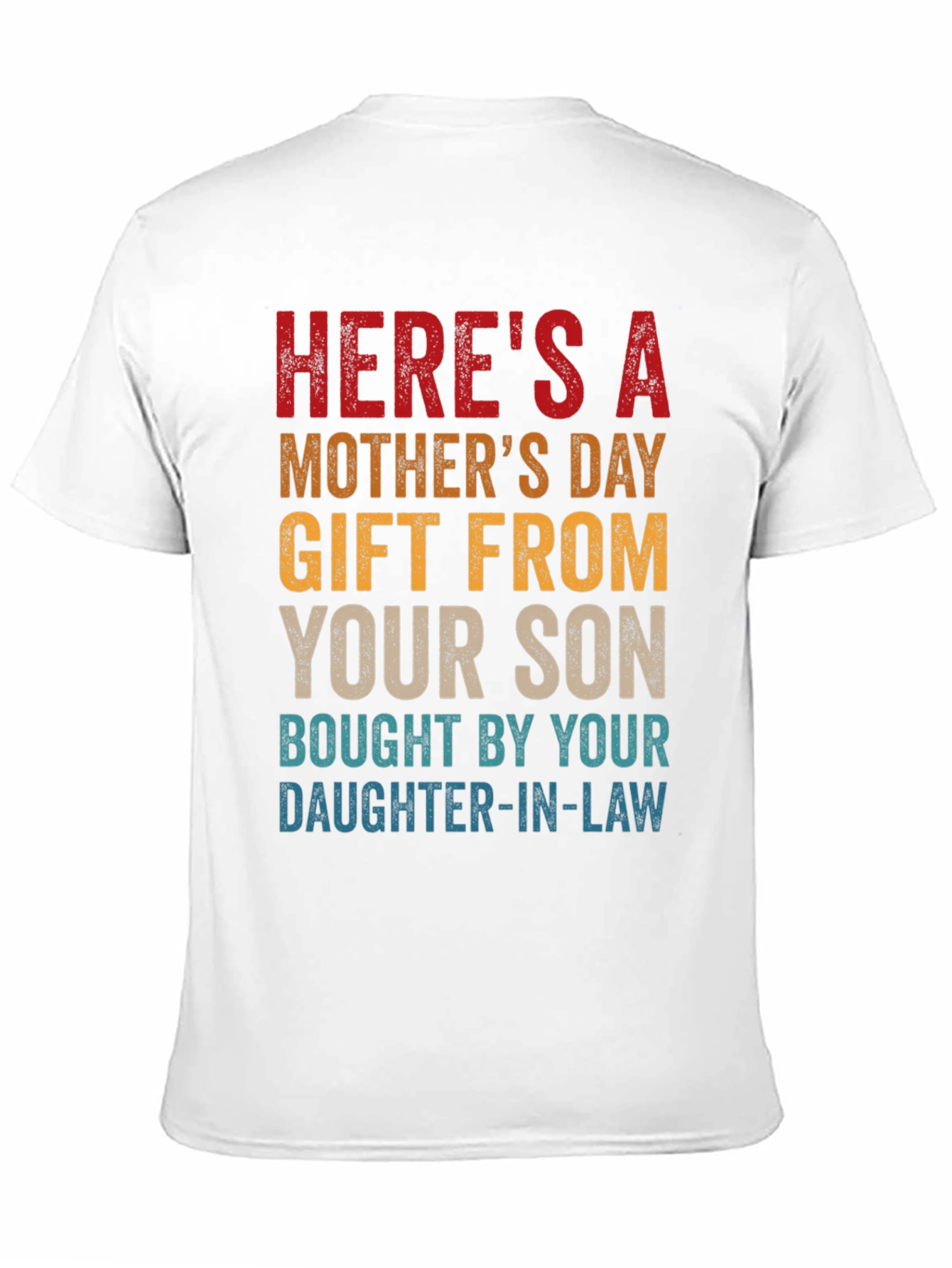Black Humorous "Gift From Son" Mother's Day T-Shirt view 11