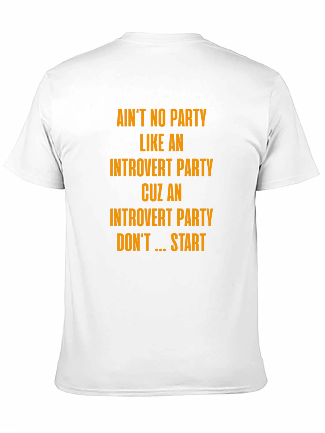 Black Introvert Party T-Shirt - Funny Slogan Tee view 11