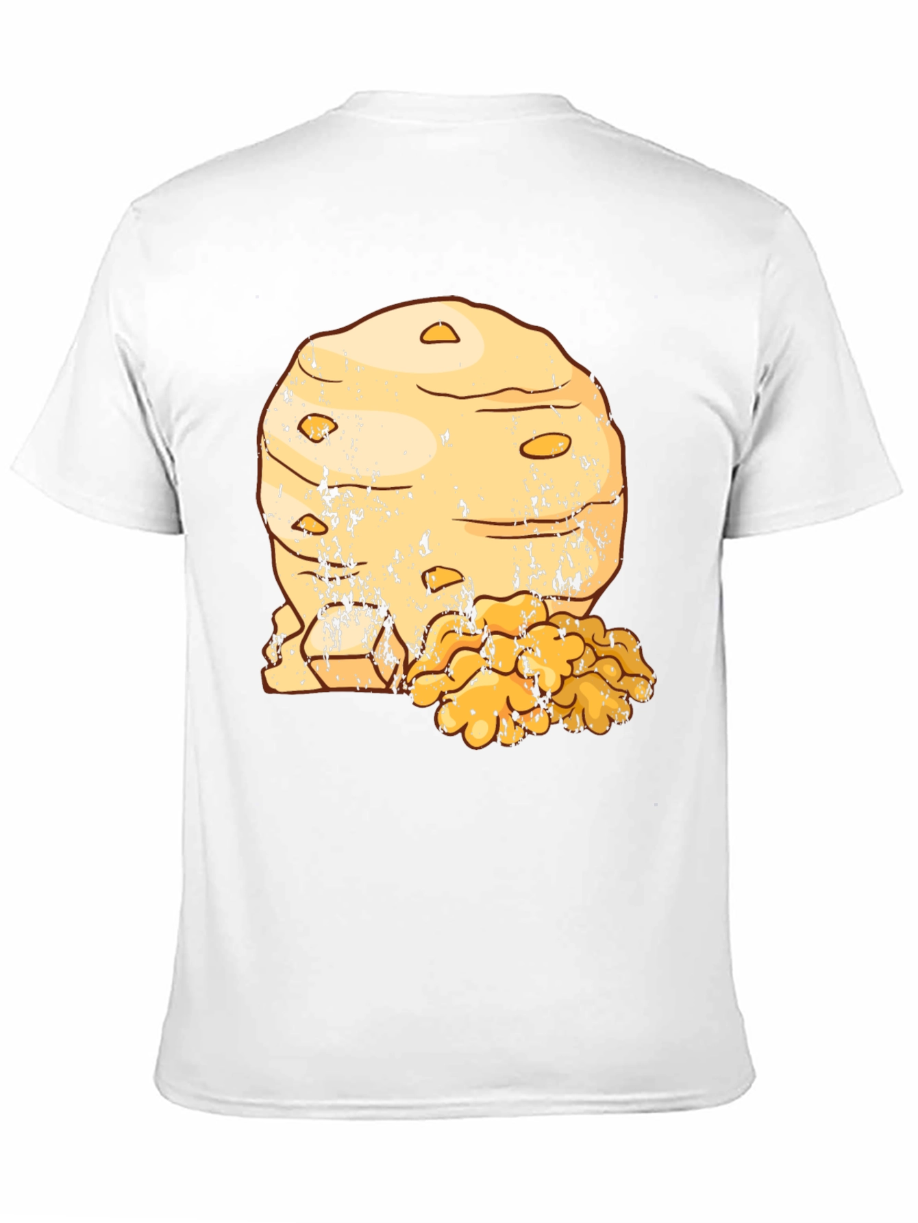 Black Mushroom Graphic Tee - Black Cotton view 11