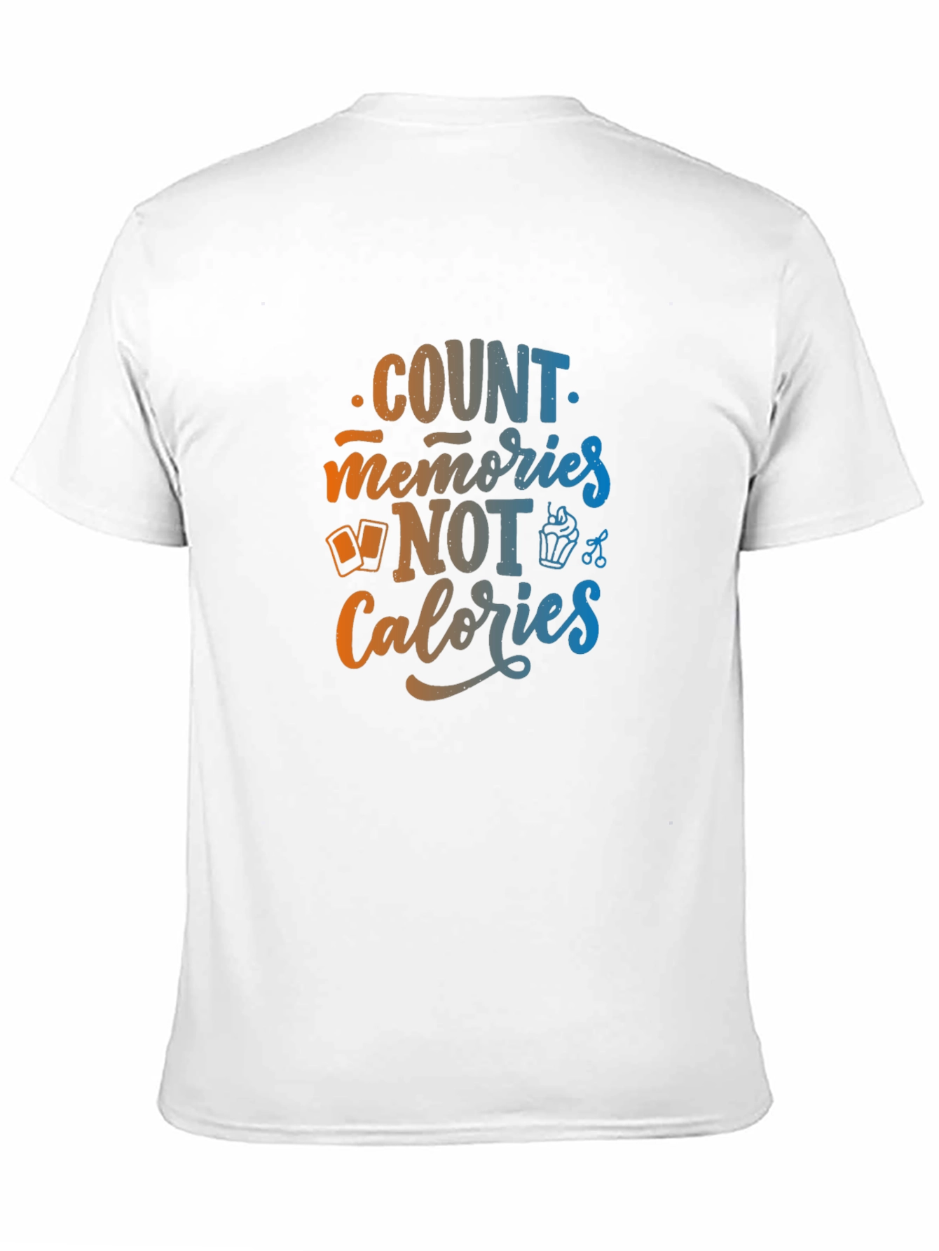 Black Count Memories Not Calories Graphic Tee view 11