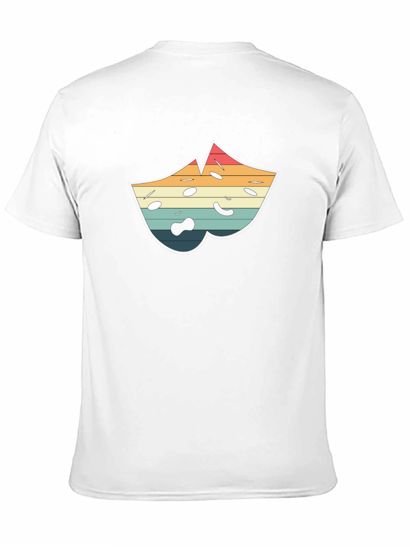 Black Retro Comedy Tragedy Masks Black T-Shirt view 11