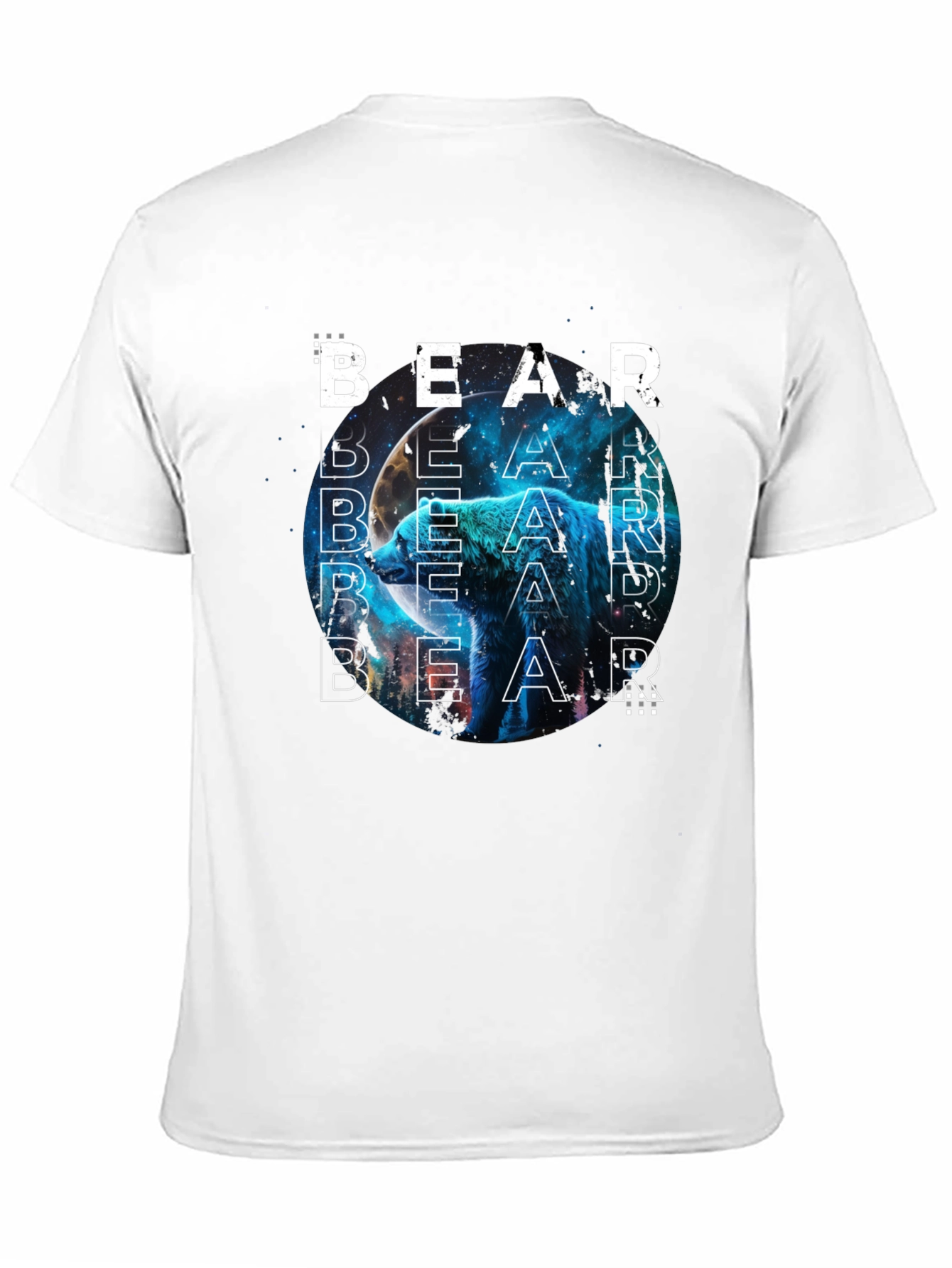 Black Bear Graphic Print T-Shirt - Modern Style view 11