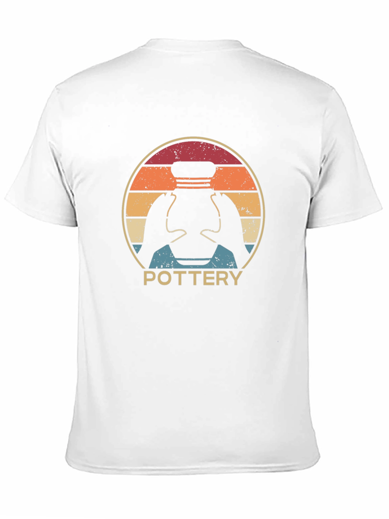 Black Vintage Pottery T-Shirt - Artistic Craft Design view 11