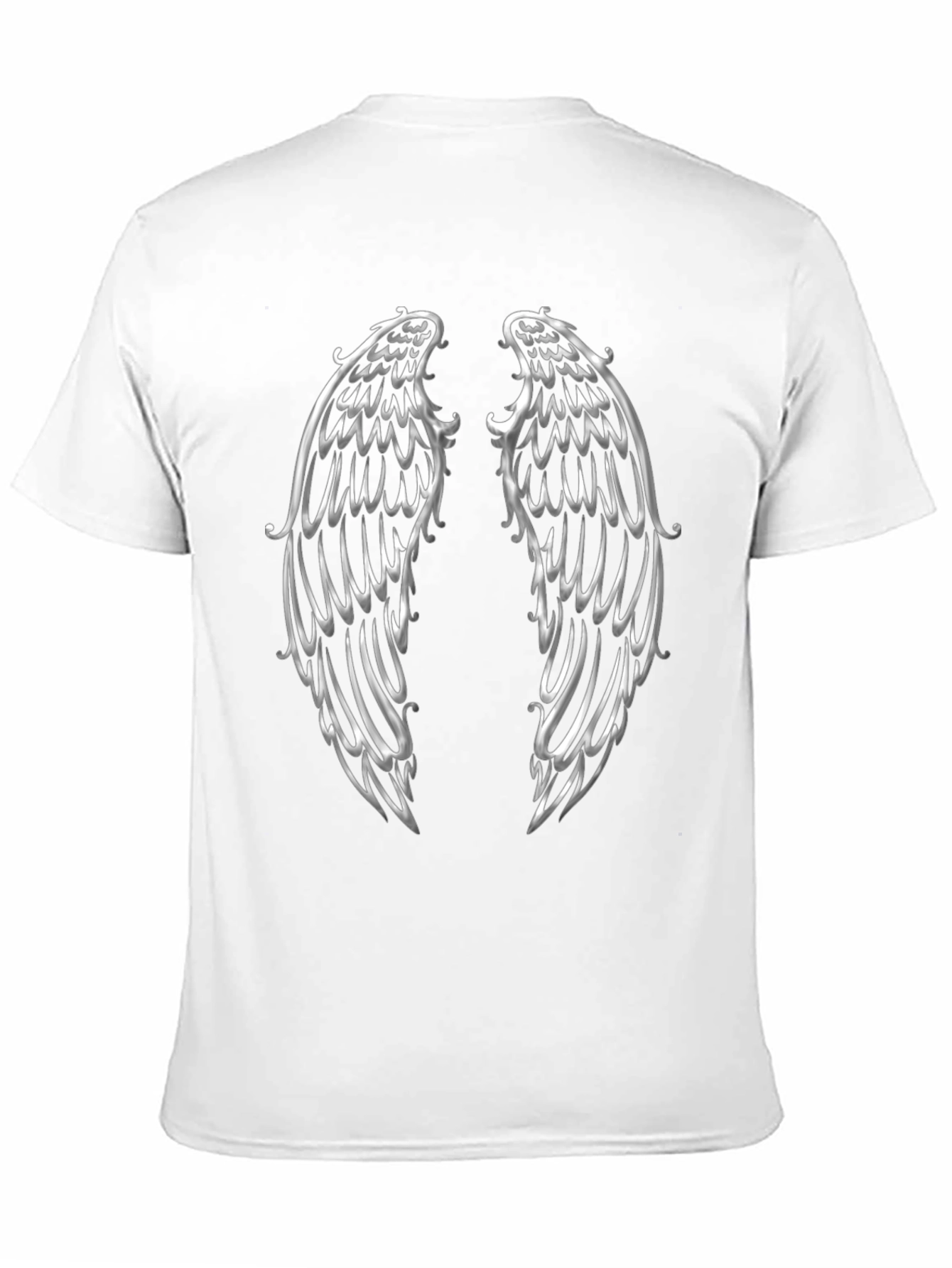 Black Winged Graphic Print Tee view 11