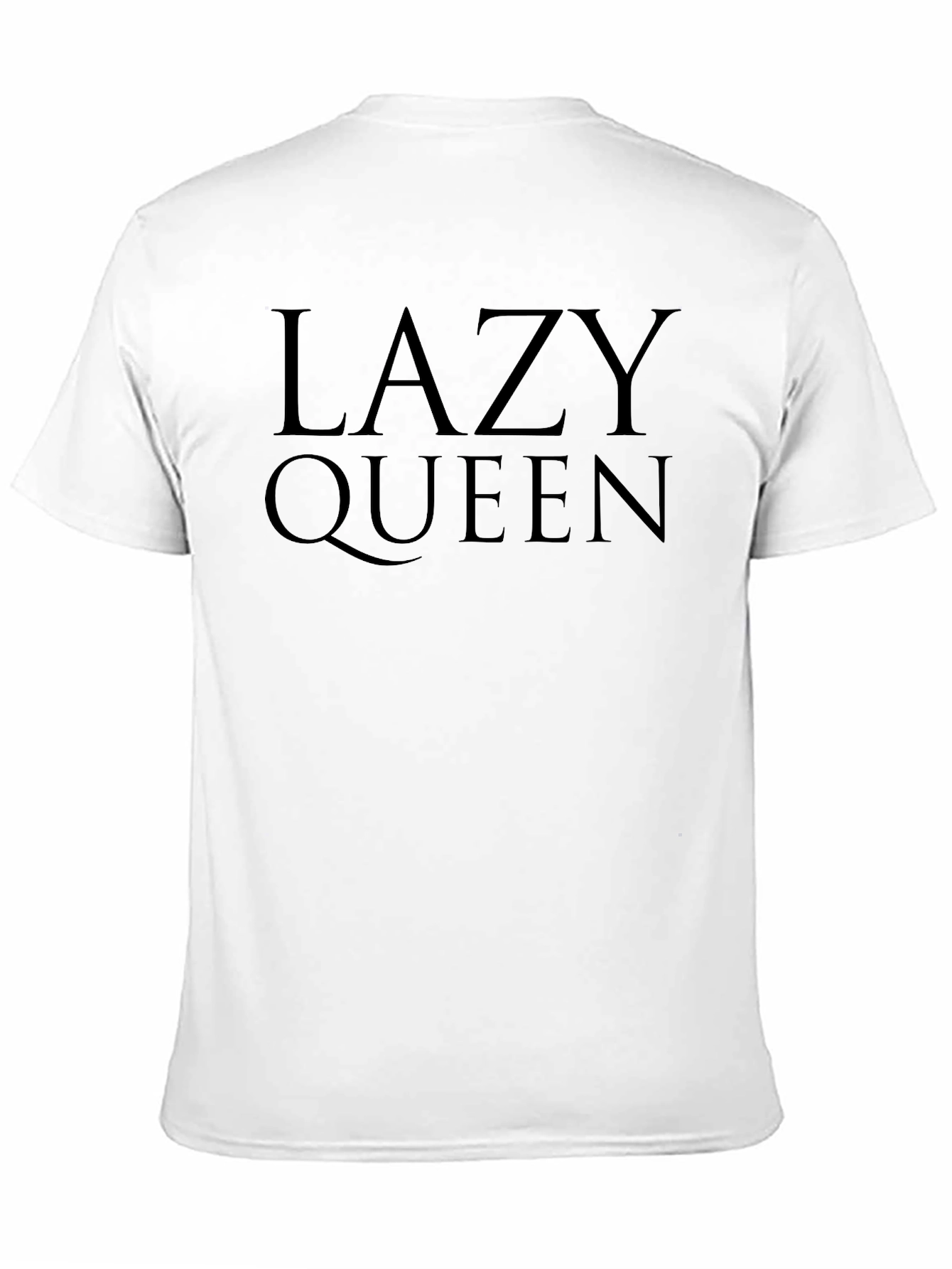 Lazy Queen Black Graphic T-Shirt - 11