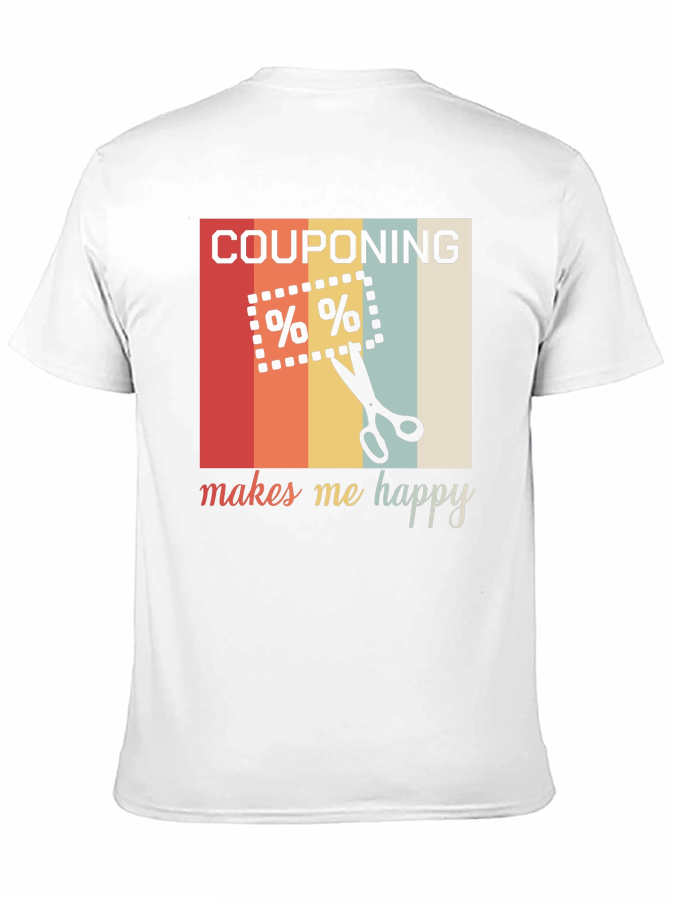Black Couponing Makes Me Happy T-Shirt view 11
