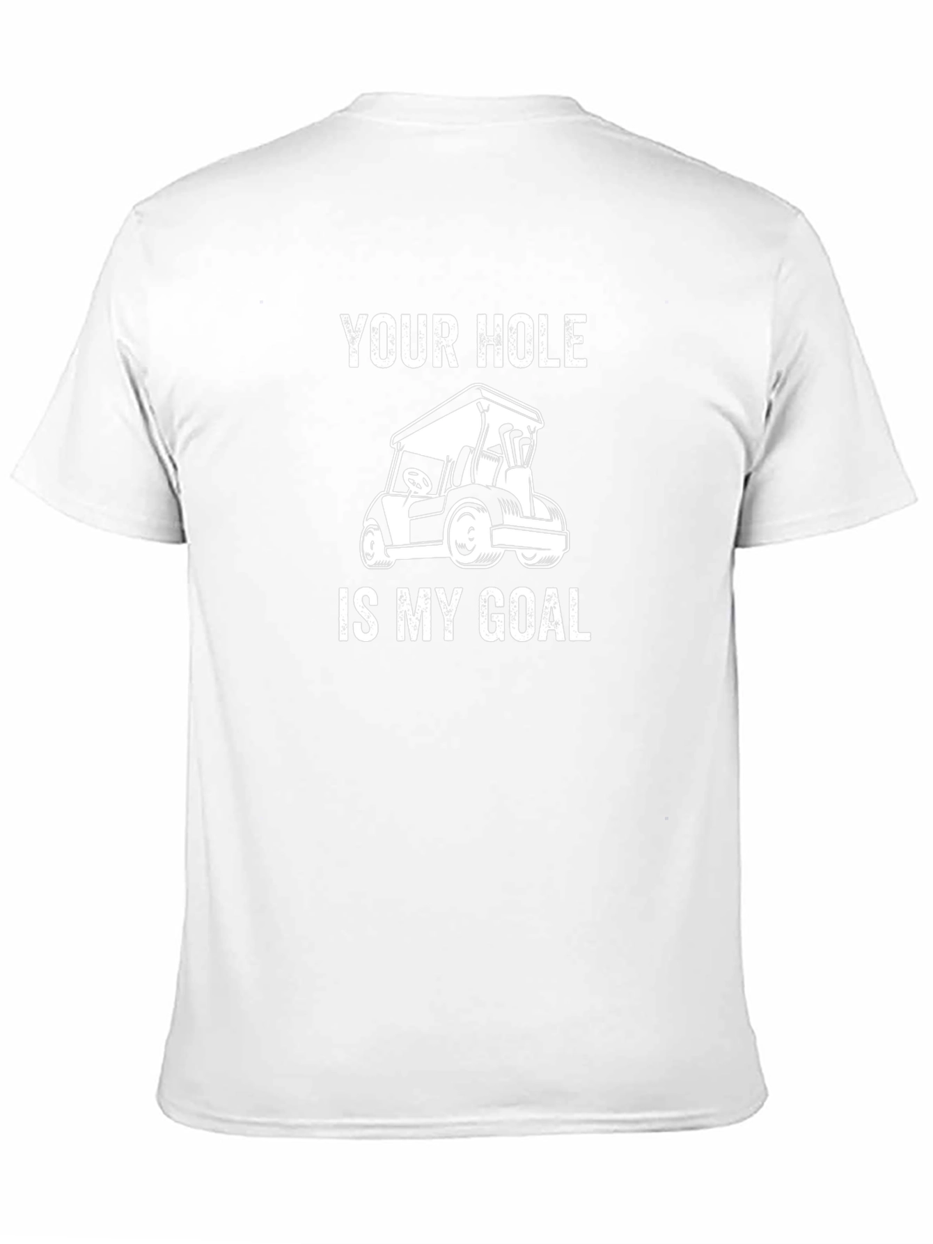 Black Your Hole is My Goal Golf T-Shirt view 11