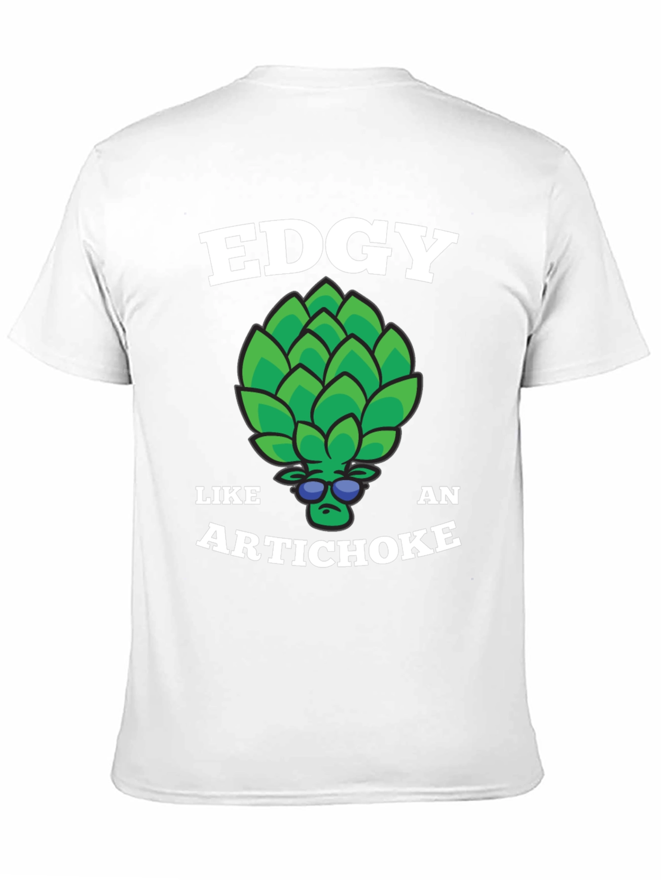 Black Edgy Like an Artichoke Graphic Tee view 11