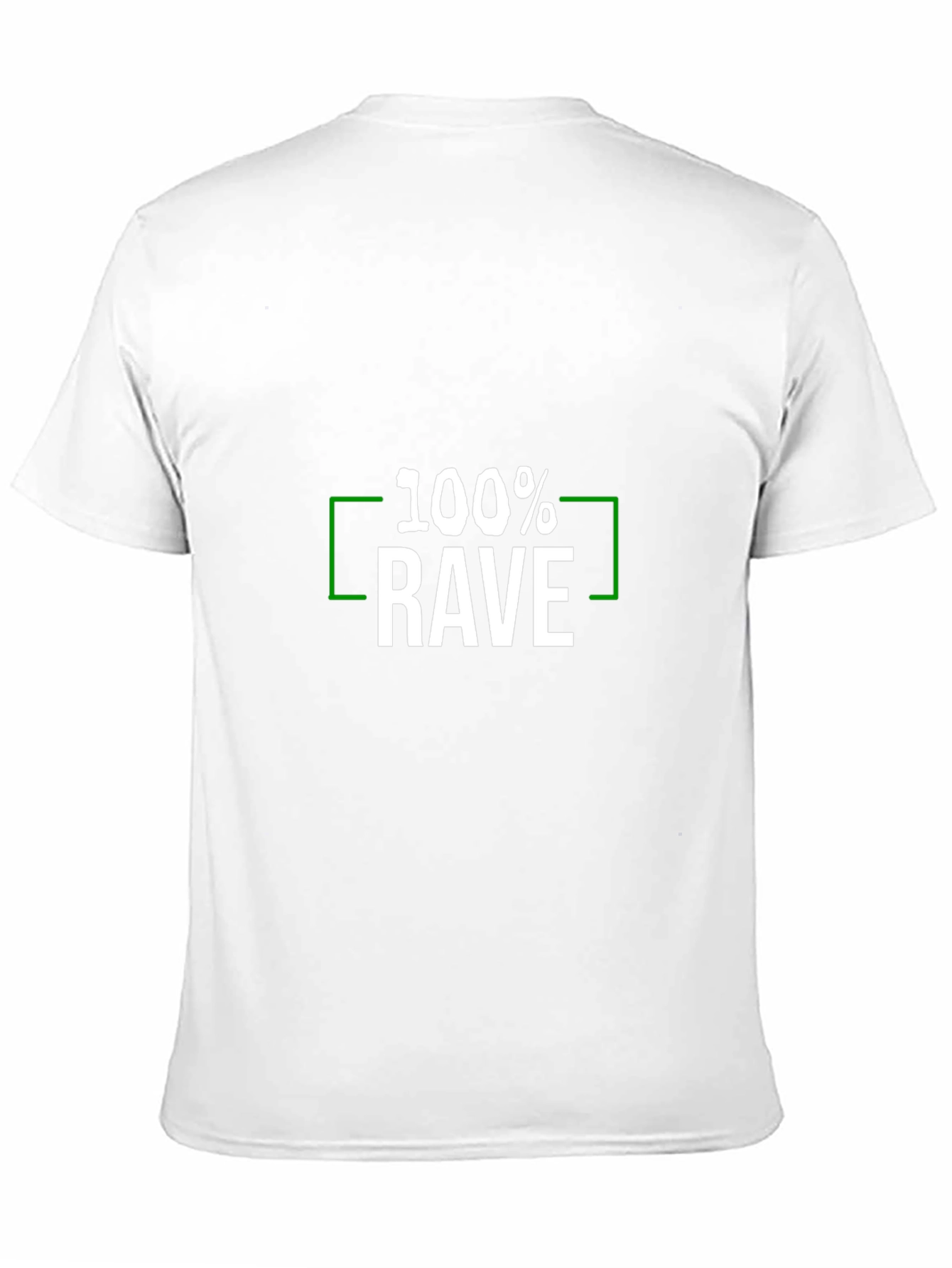100% Rave Graphic Tee - Black Short Sleeve T-Shirt - 11