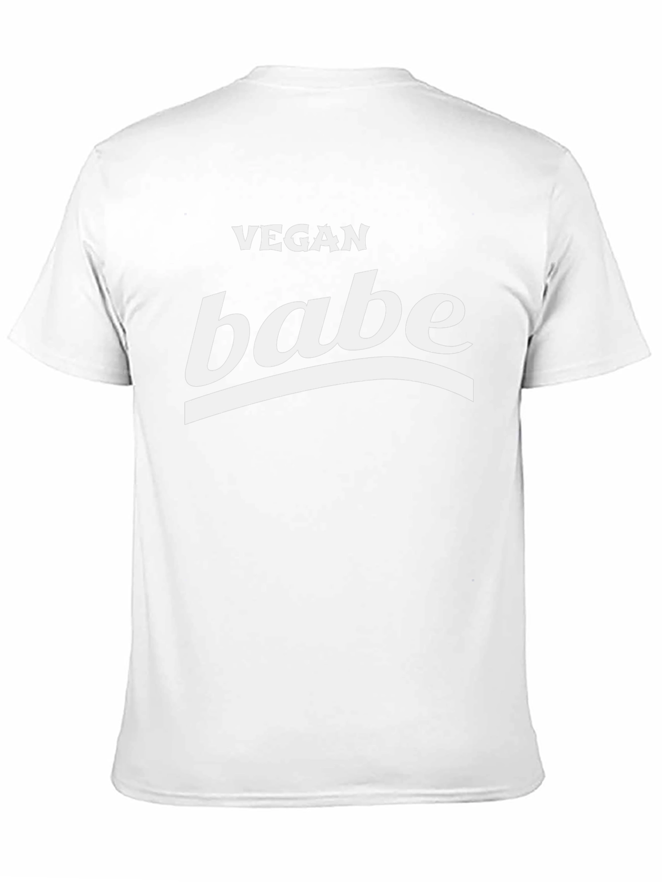Black Vegan Babe T-Shirt - Stylish & Comfortable view 11