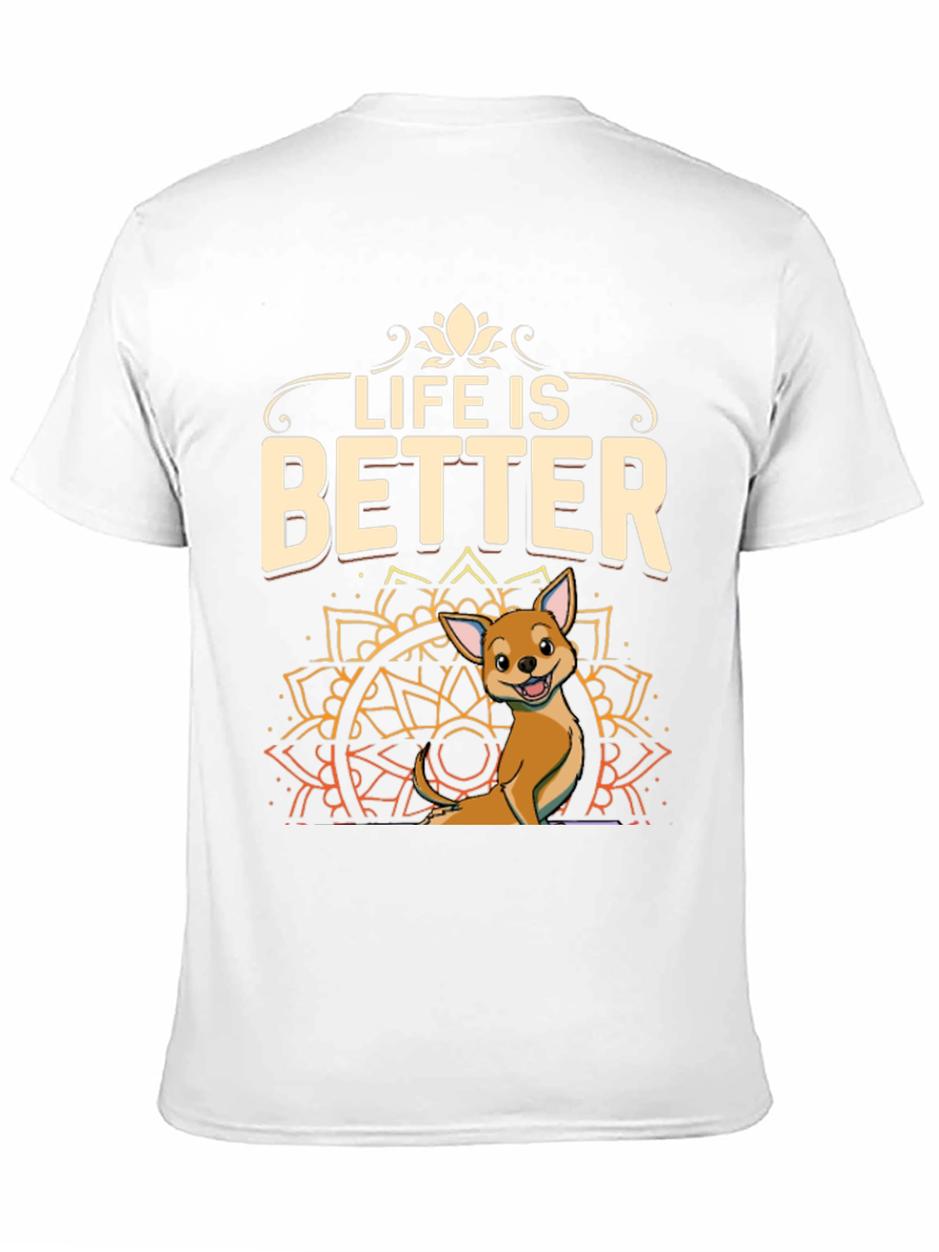 Black Life is Better Dog T-Shirt view 11