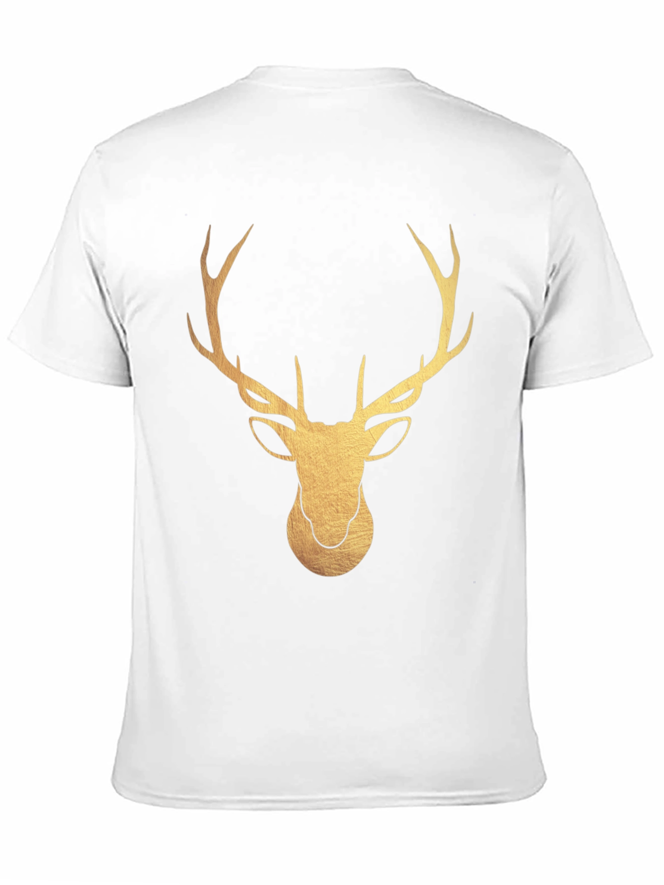 Black Golden Deer Graphic T-Shirt - Stylish Stag Tee view 11