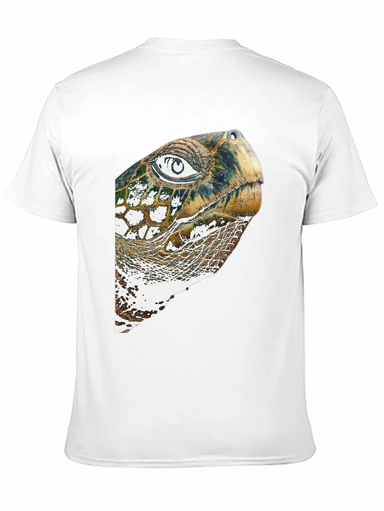 Black Turtle Head Graphic Print Black T-Shirt view 11
