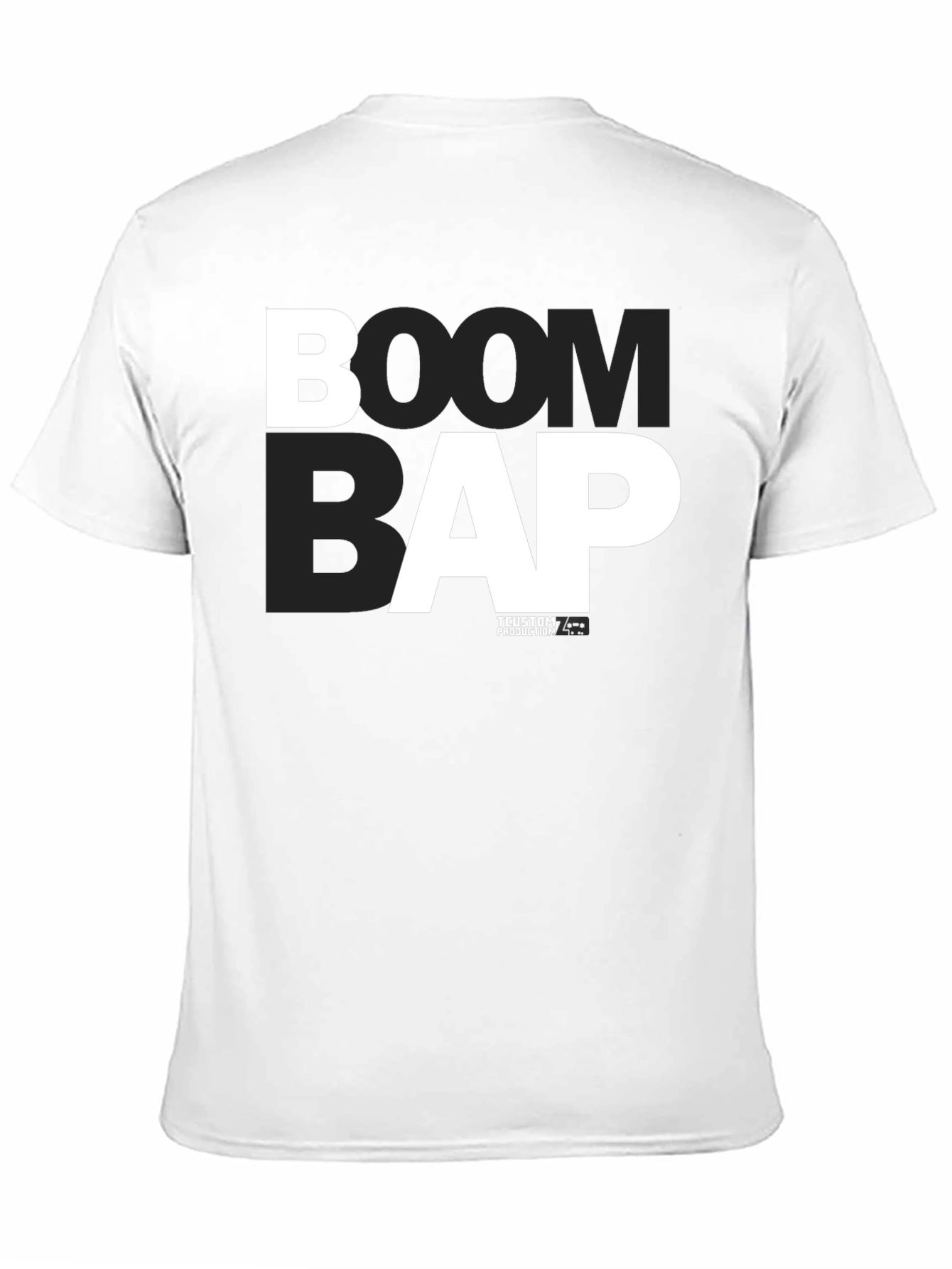 Black Boom Bap Graphic Tee - Black Cotton T-Shirt view 11