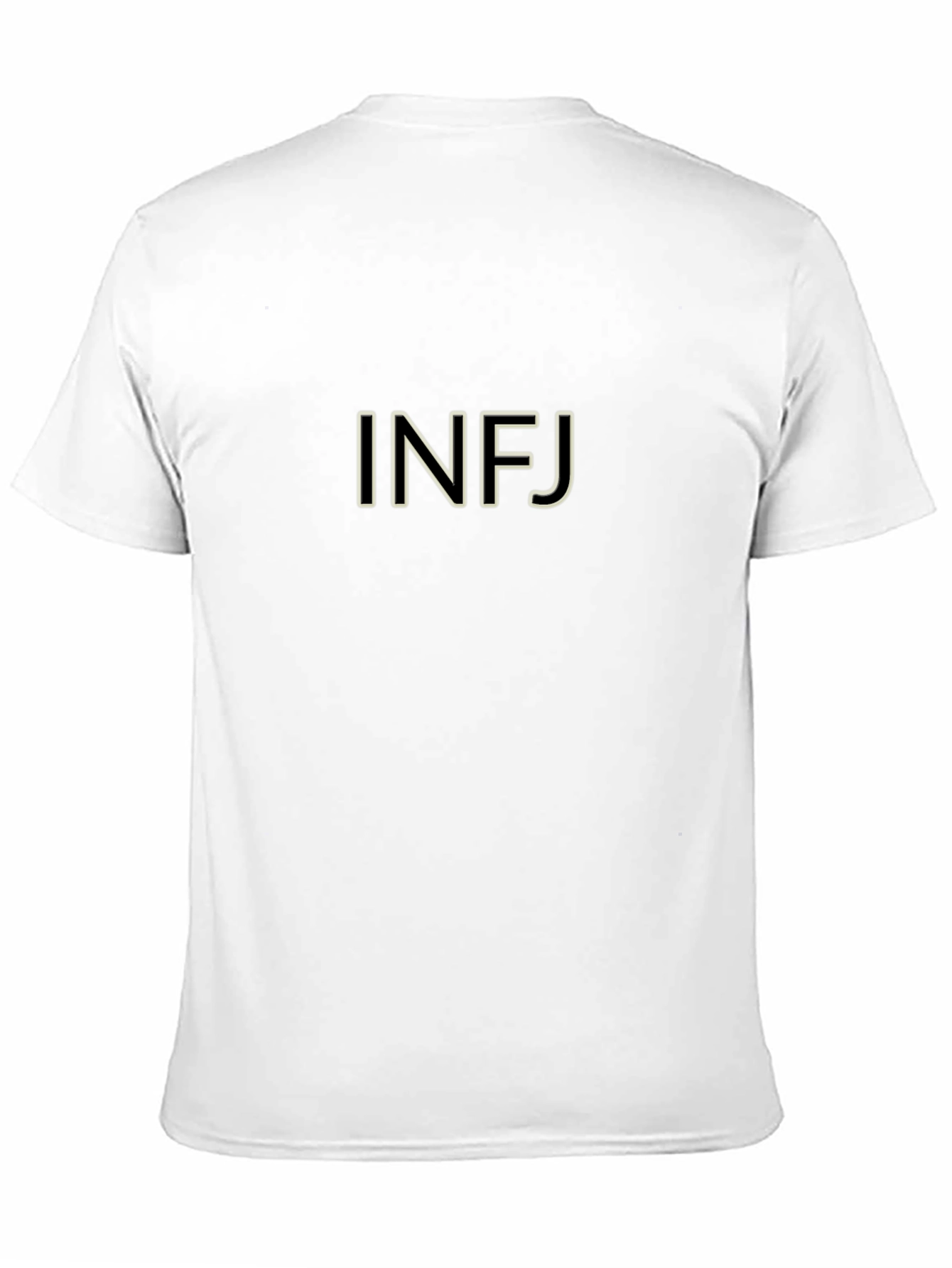 Black INFJ Personality Black Graphic T-Shirt view 11