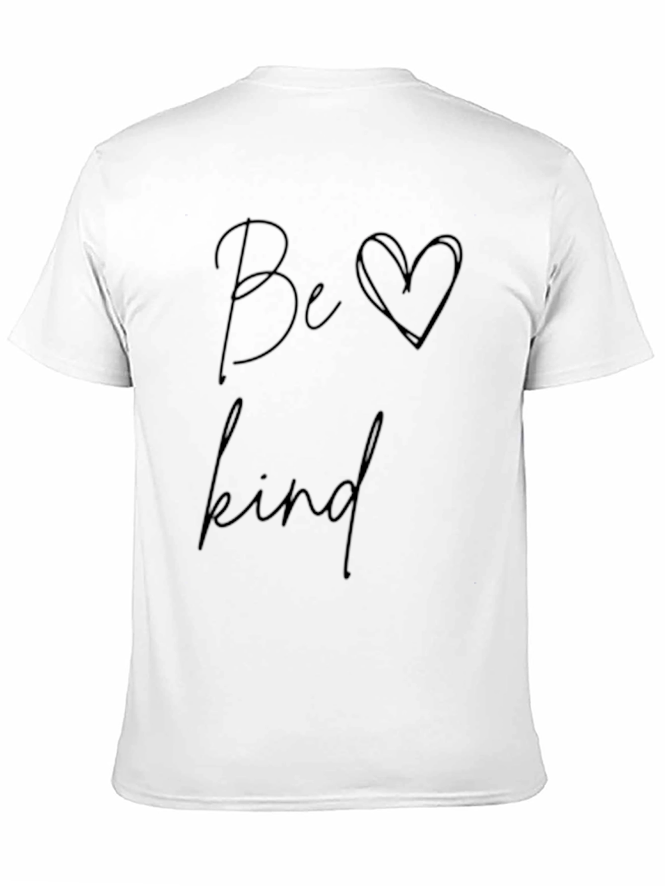 Be Kind Graphic Tee - Soft Black Cotton T-Shirt - 11