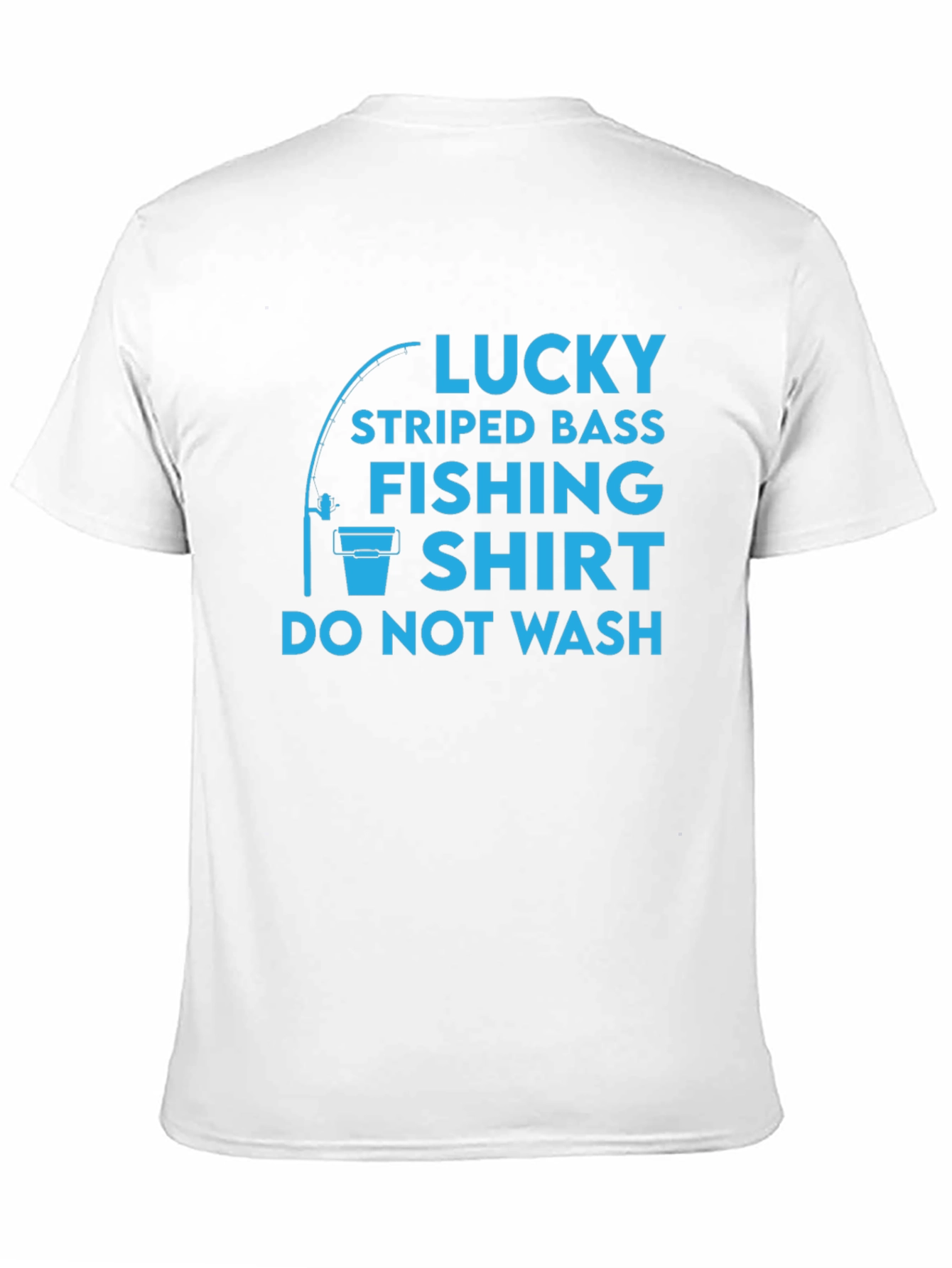 Black Lucky Striped Bass Fishing Shirt - Funny Angler Tee view 11